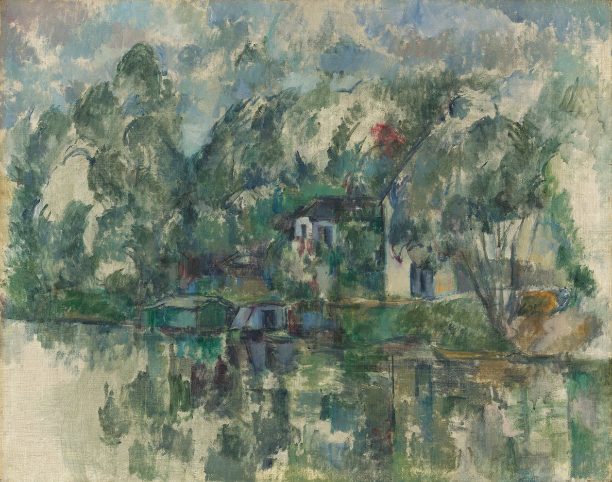 Na skraju wody autorstwa Paul Cézanne