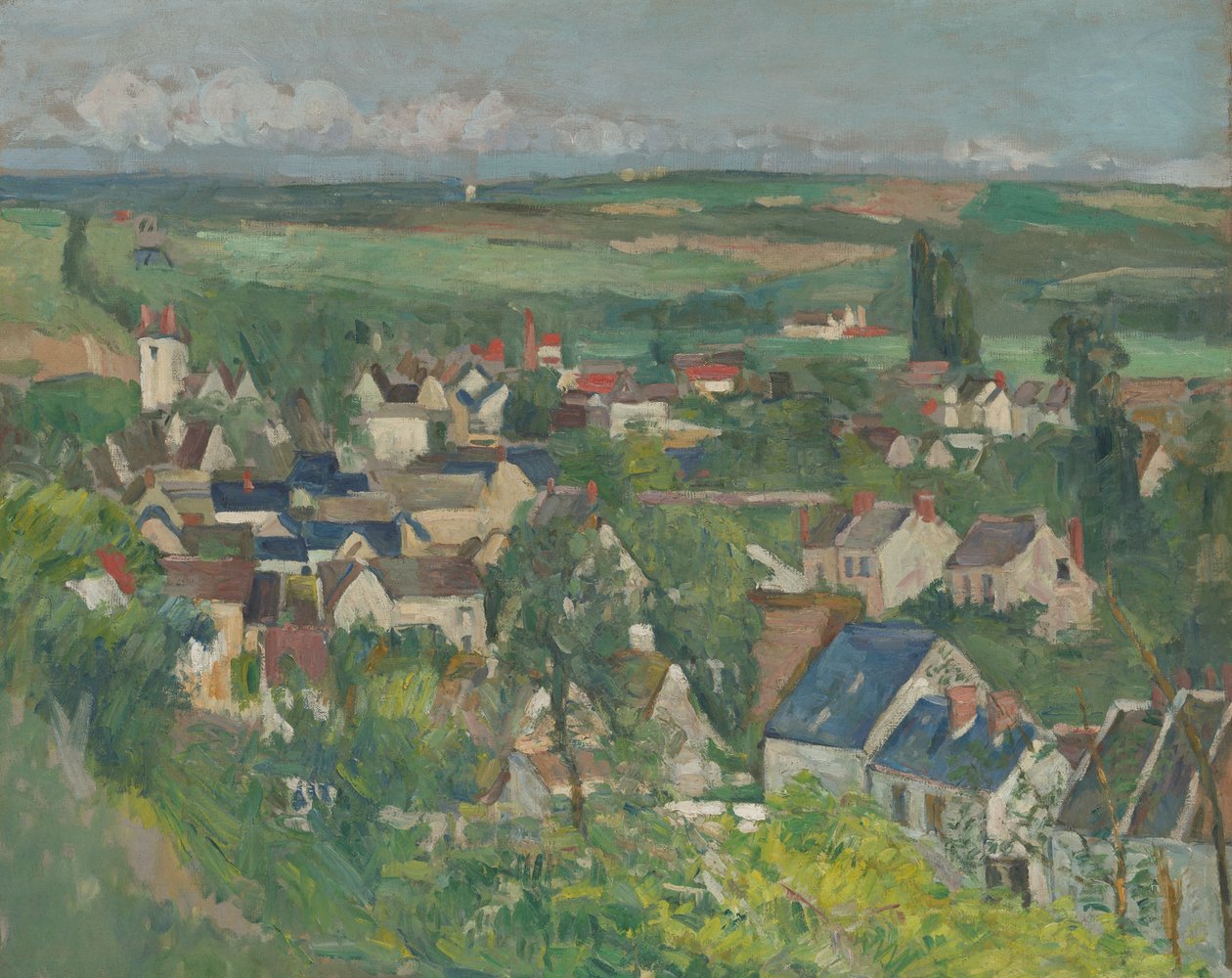 Auvers, widok panoramiczny autorstwa Paul Cézanne