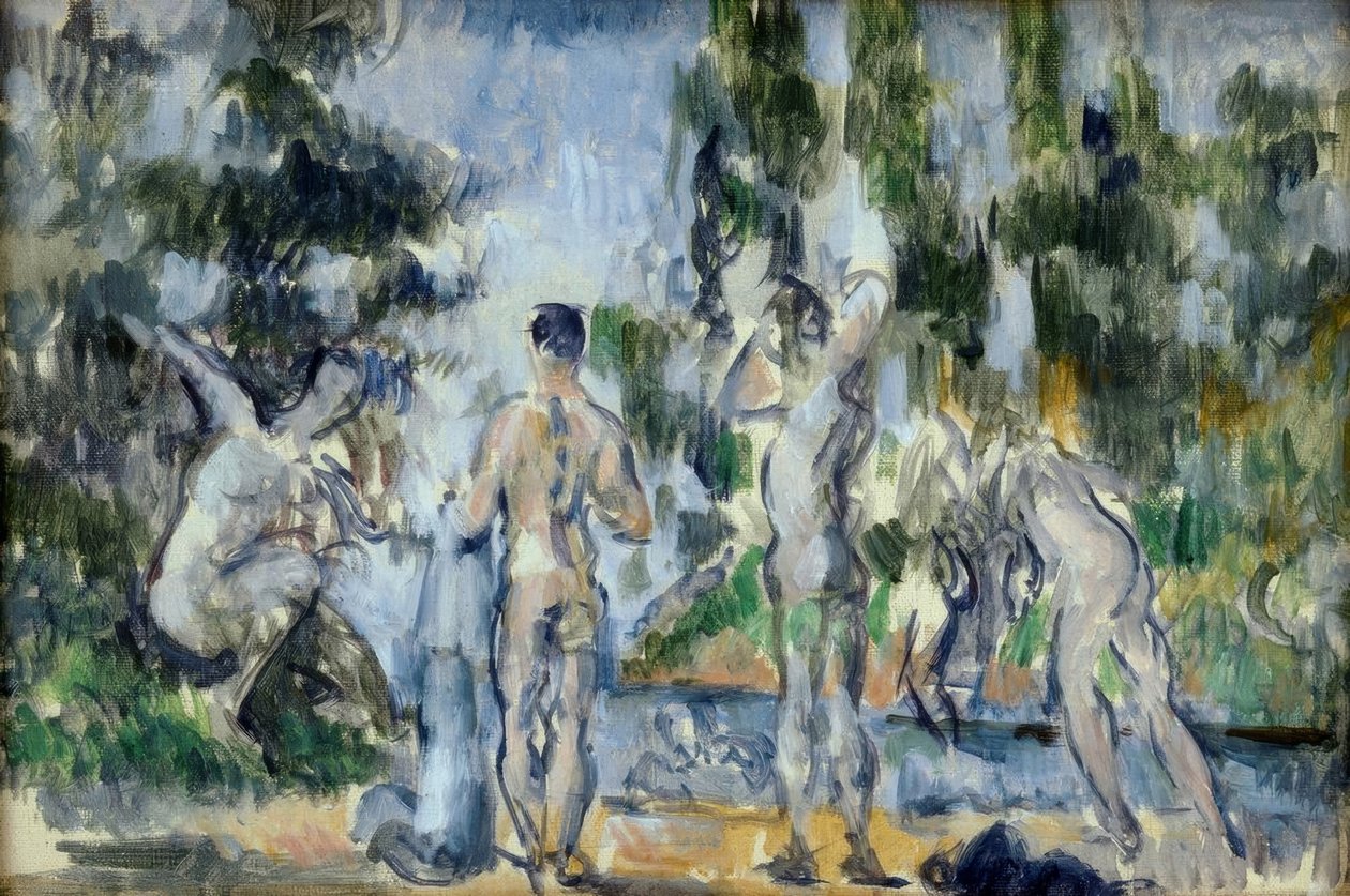 Kąpiących się autorstwa Paul Cézanne