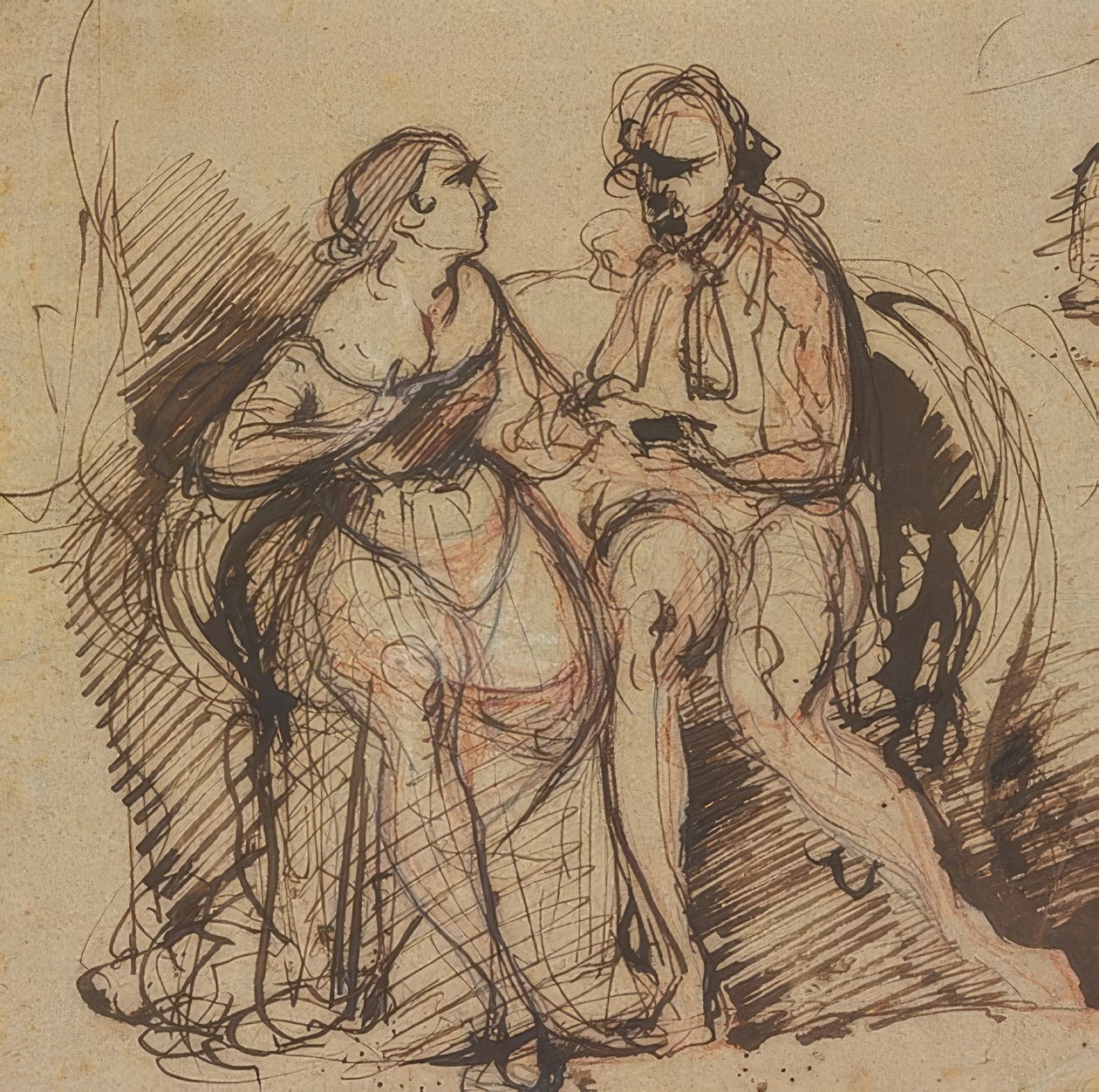 Złamanie piłki. (nie datowany) autorstwa Paul Cézanne