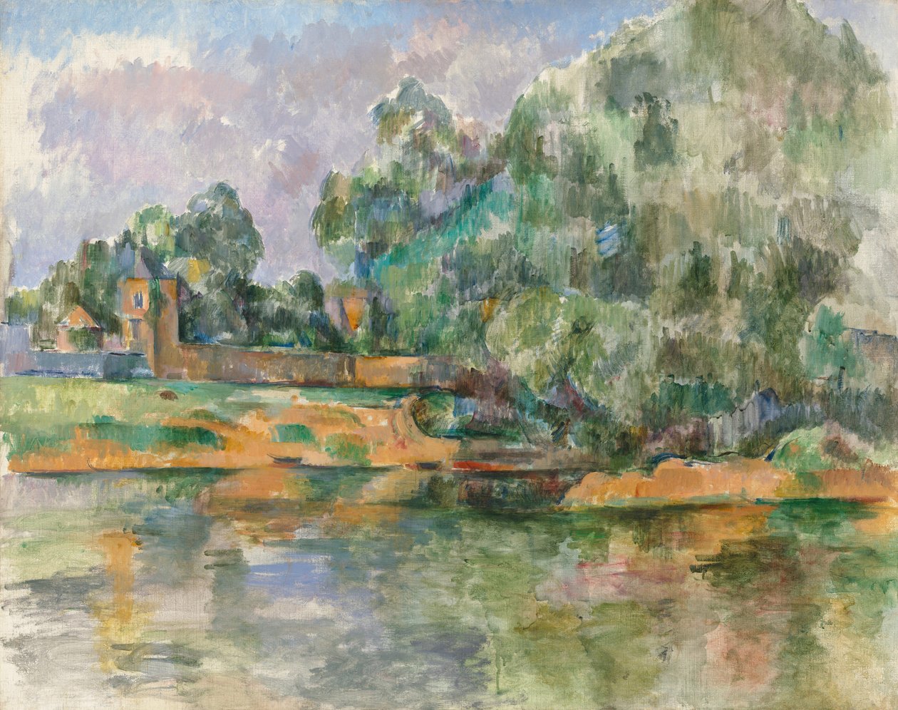 Brzegi Sekwany w Medanie autorstwa Paul Cézanne