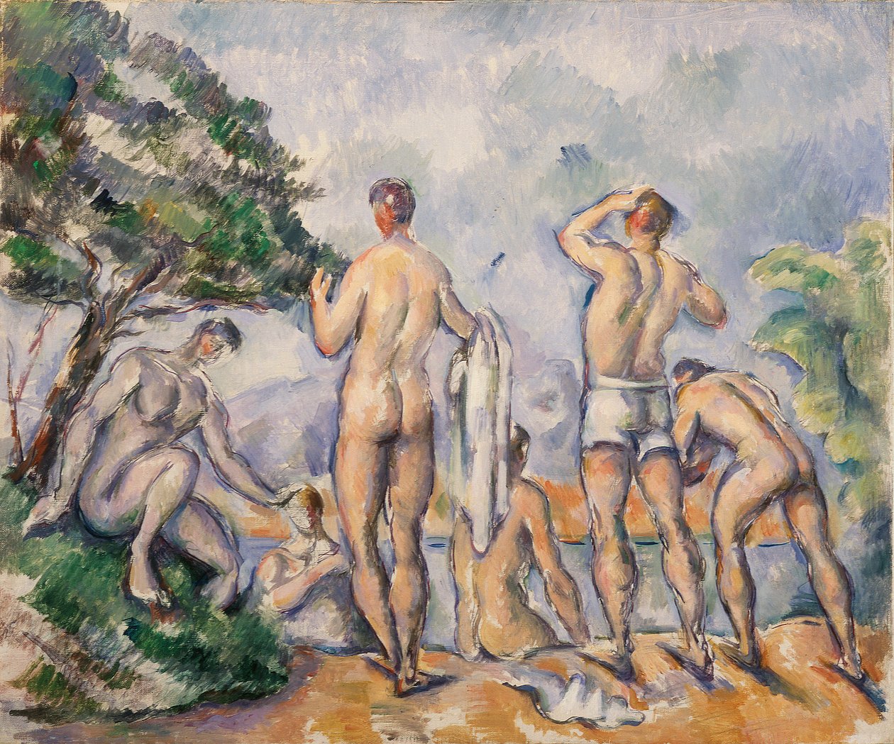 Kąpiący się autorstwa Paul Cézanne