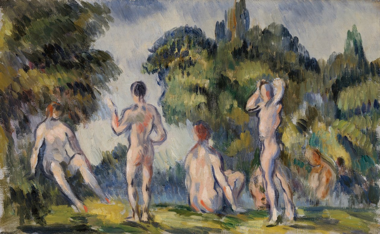 Kąpiących się, 189094. autorstwa Paul Cézanne