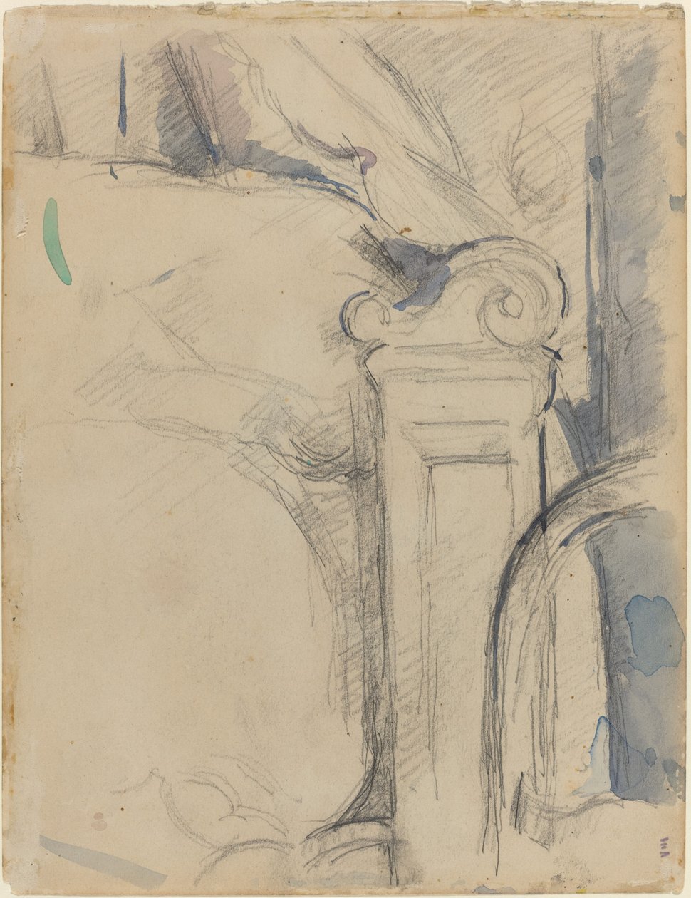 Słupek [verso], ok. 1895. autorstwa Paul Cézanne