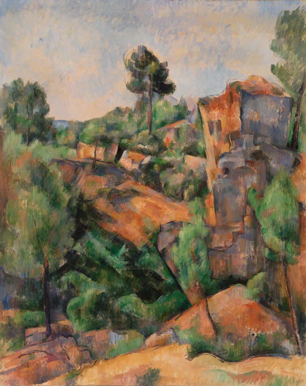 Kamieniołom Bibémus Kamieniołom Bibémus, c. 1895. autorstwa Paul Cézanne
