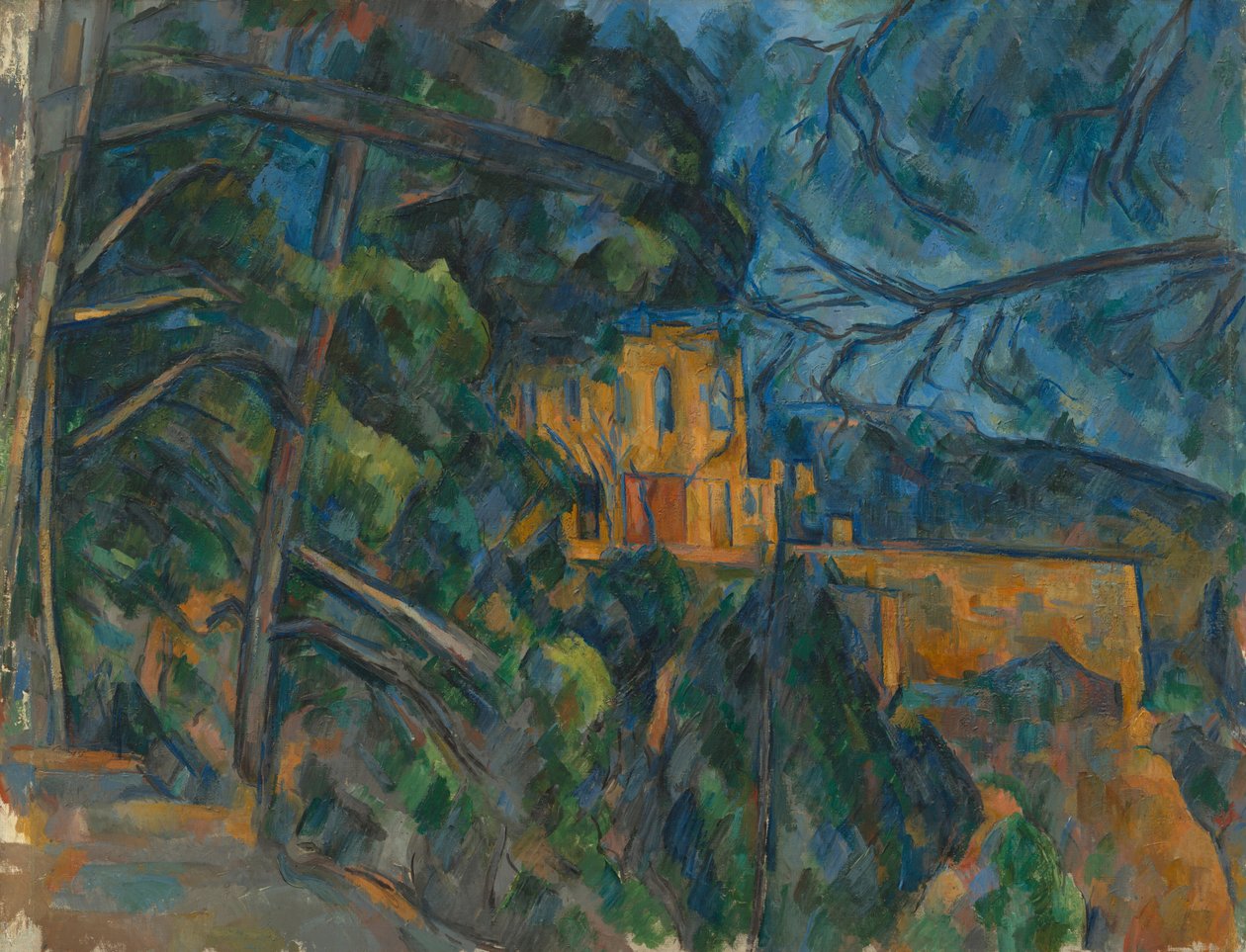 Czarny Zamek autorstwa Paul Cézanne