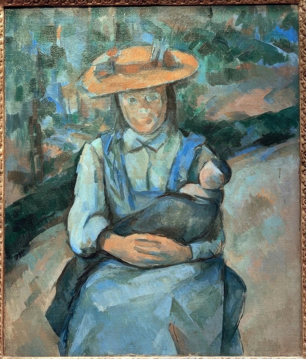 Dziewczyna z lalką autorstwa Paul Cézanne