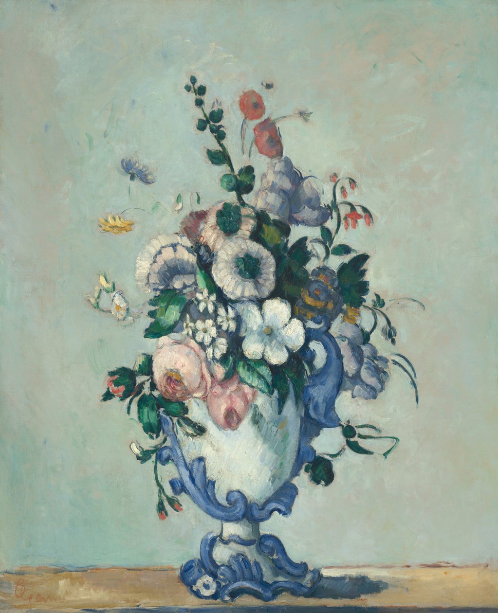 Kwiaty w wazonie rokokowej, ok. 1900 r. 1876. autorstwa Paul Cézanne