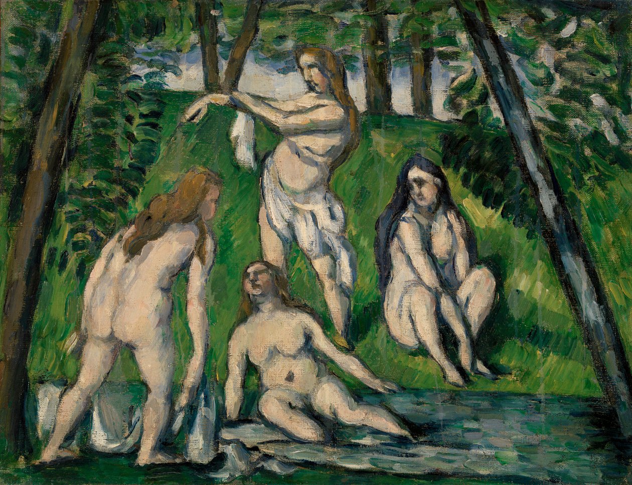 Czterech kąpiących się autorstwa Paul Cézanne