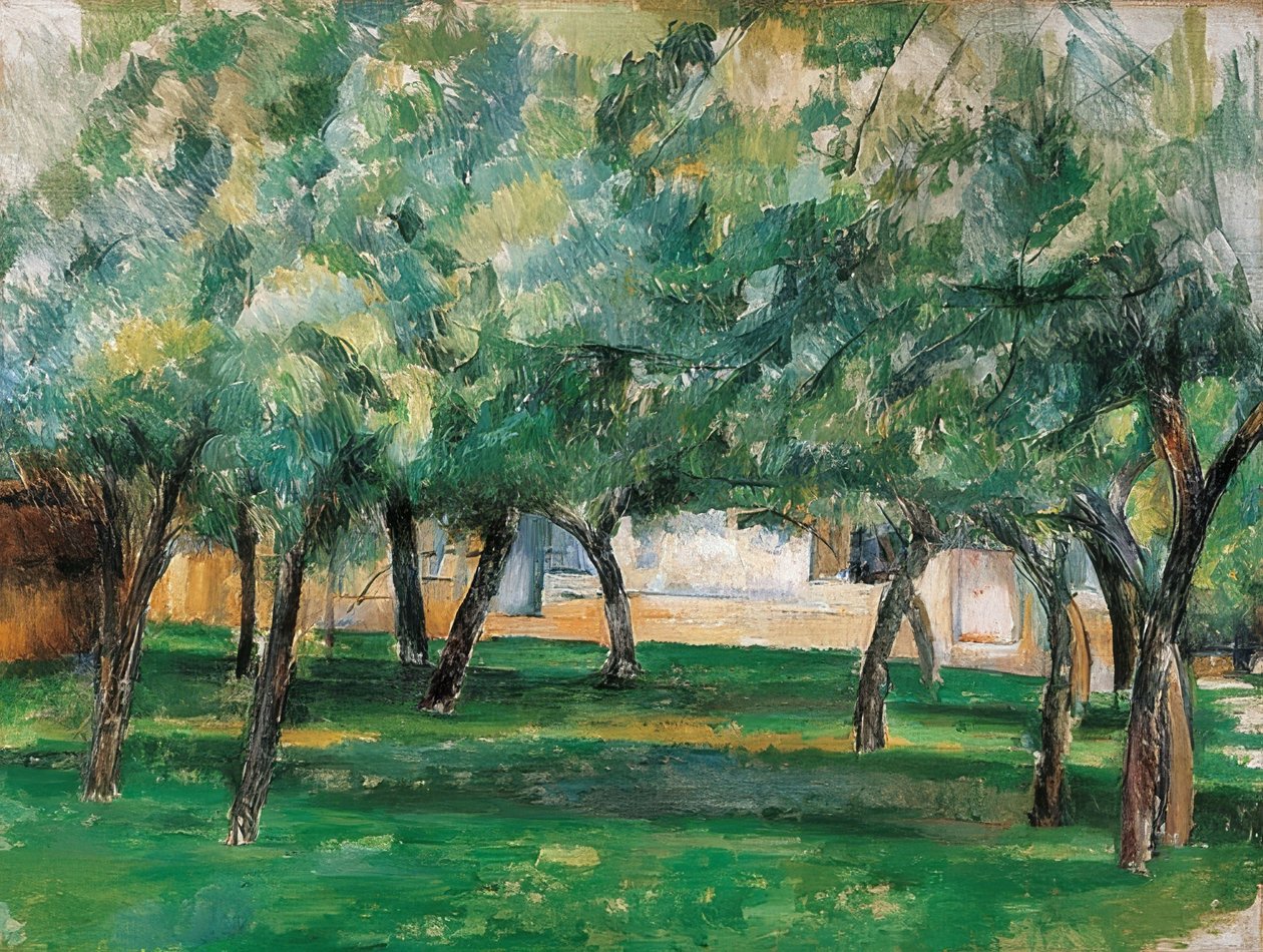Gospodarstwo w Normandii. Około 1885-86 autorstwa Paul Cézanne
