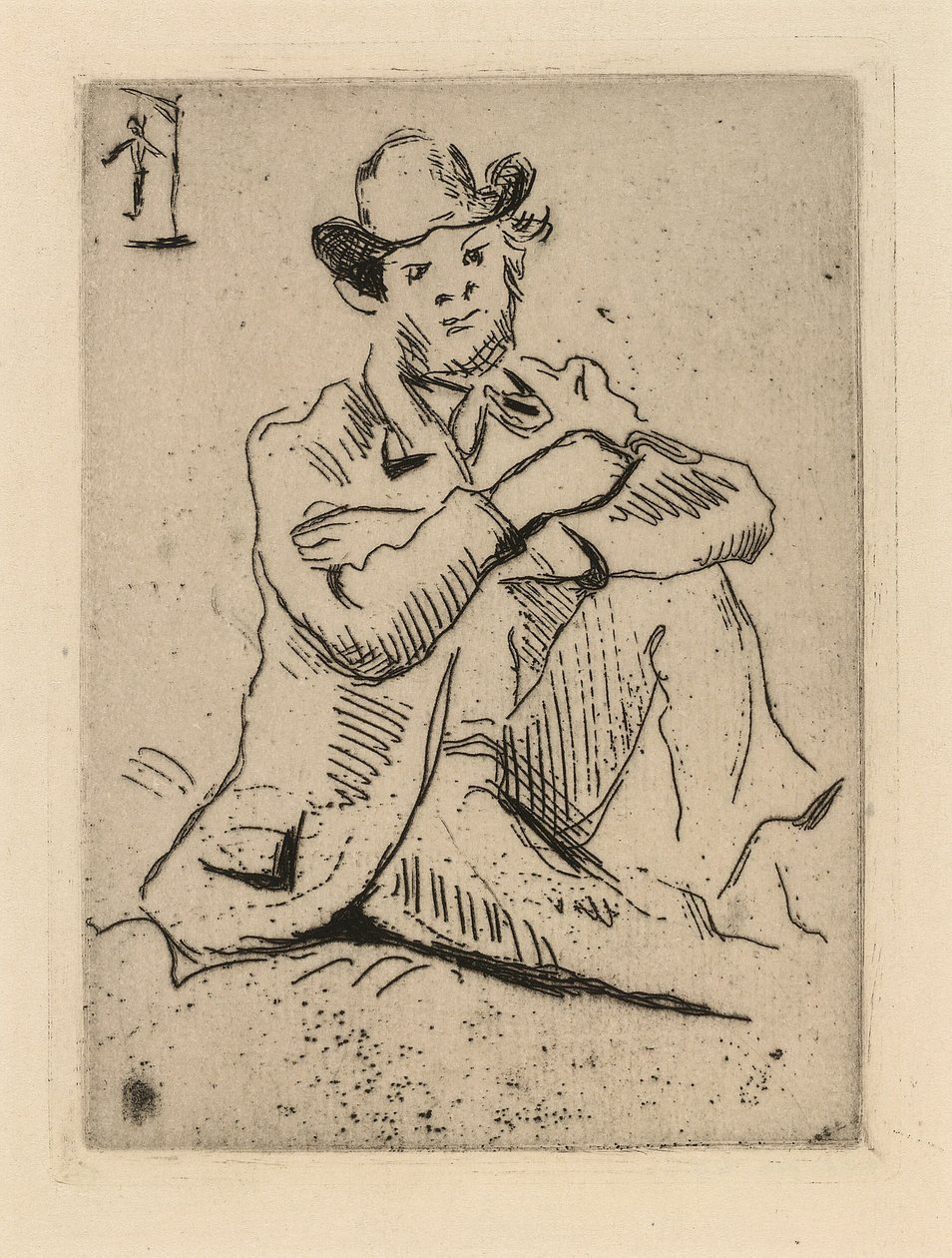 Guillaumin z Wisielcem autorstwa Paul Cézanne