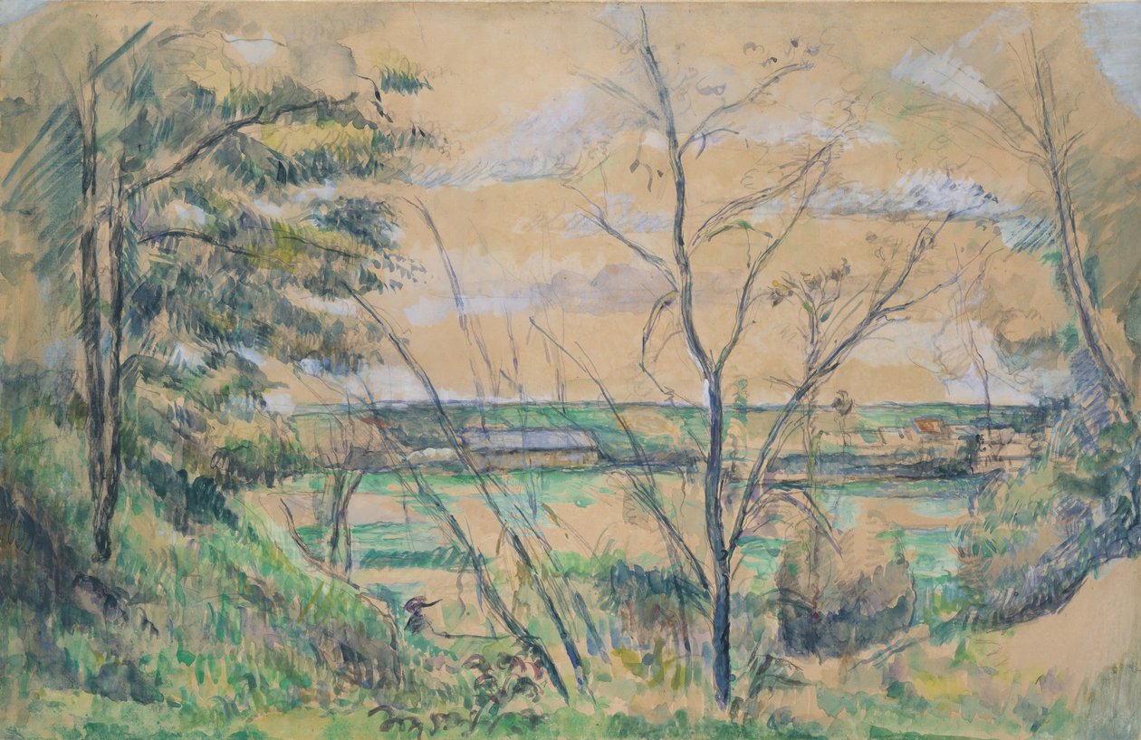 W dolinie Oise, 1878-80. autorstwa Paul Cézanne