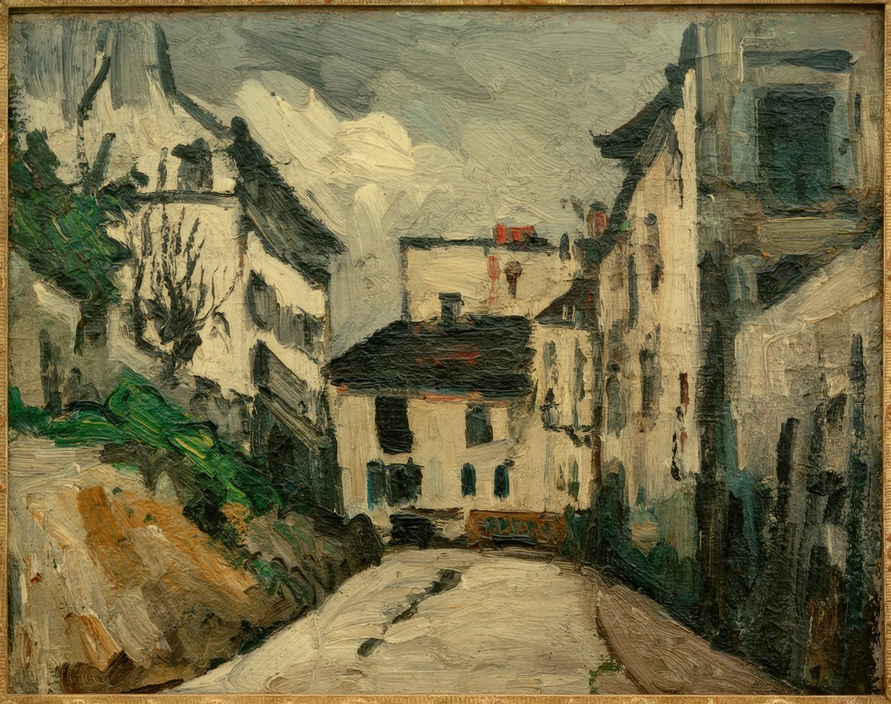 Rue des Saules na Montmartre autorstwa Paul Cézanne