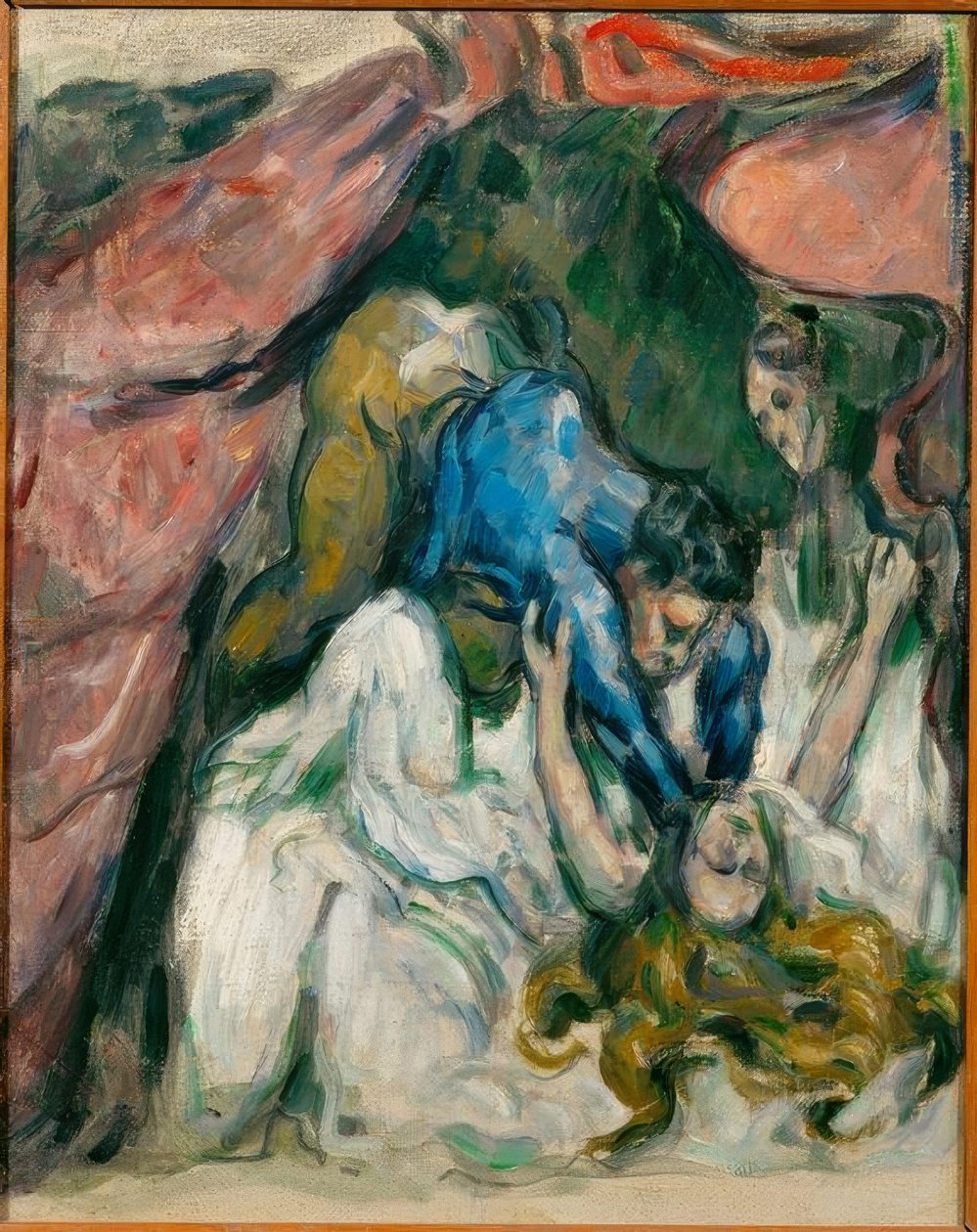 Uduszona kobieta autorstwa Paul Cézanne