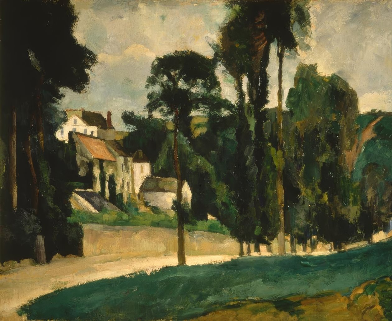 Le Clos des Mathurins w Pontoise autorstwa Paul Cézanne