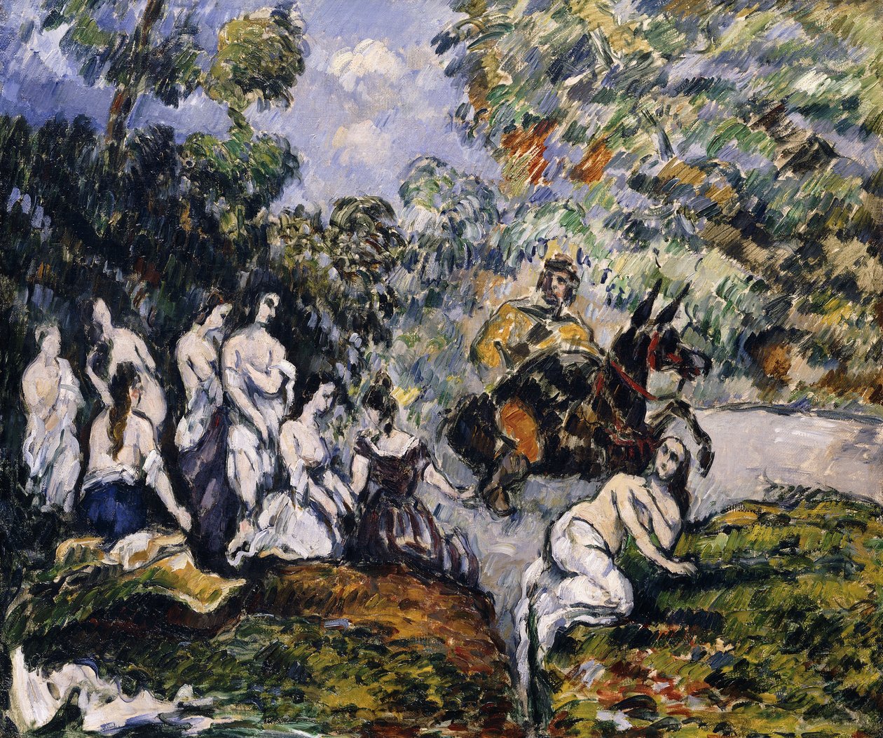 Scena legendarna; Scena Legendarna, c.1878 autorstwa Paul Cézanne