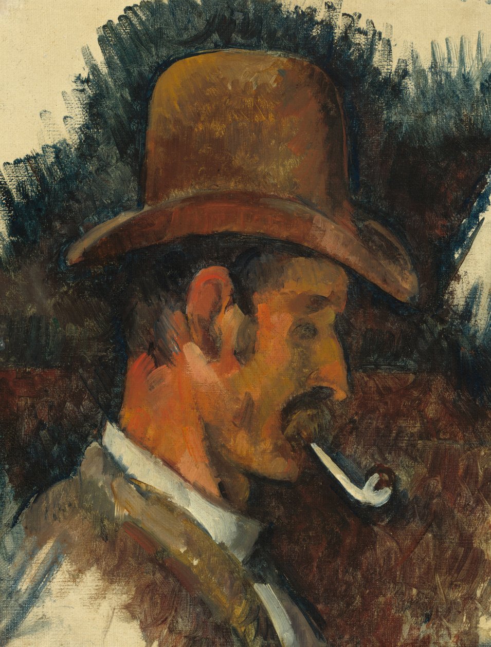 Człowiek z fajką autorstwa Paul Cézanne
