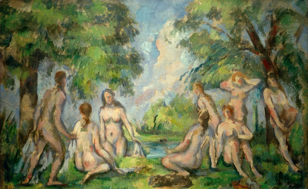 P.Cézanne, Badende autorstwa Paul Cézanne