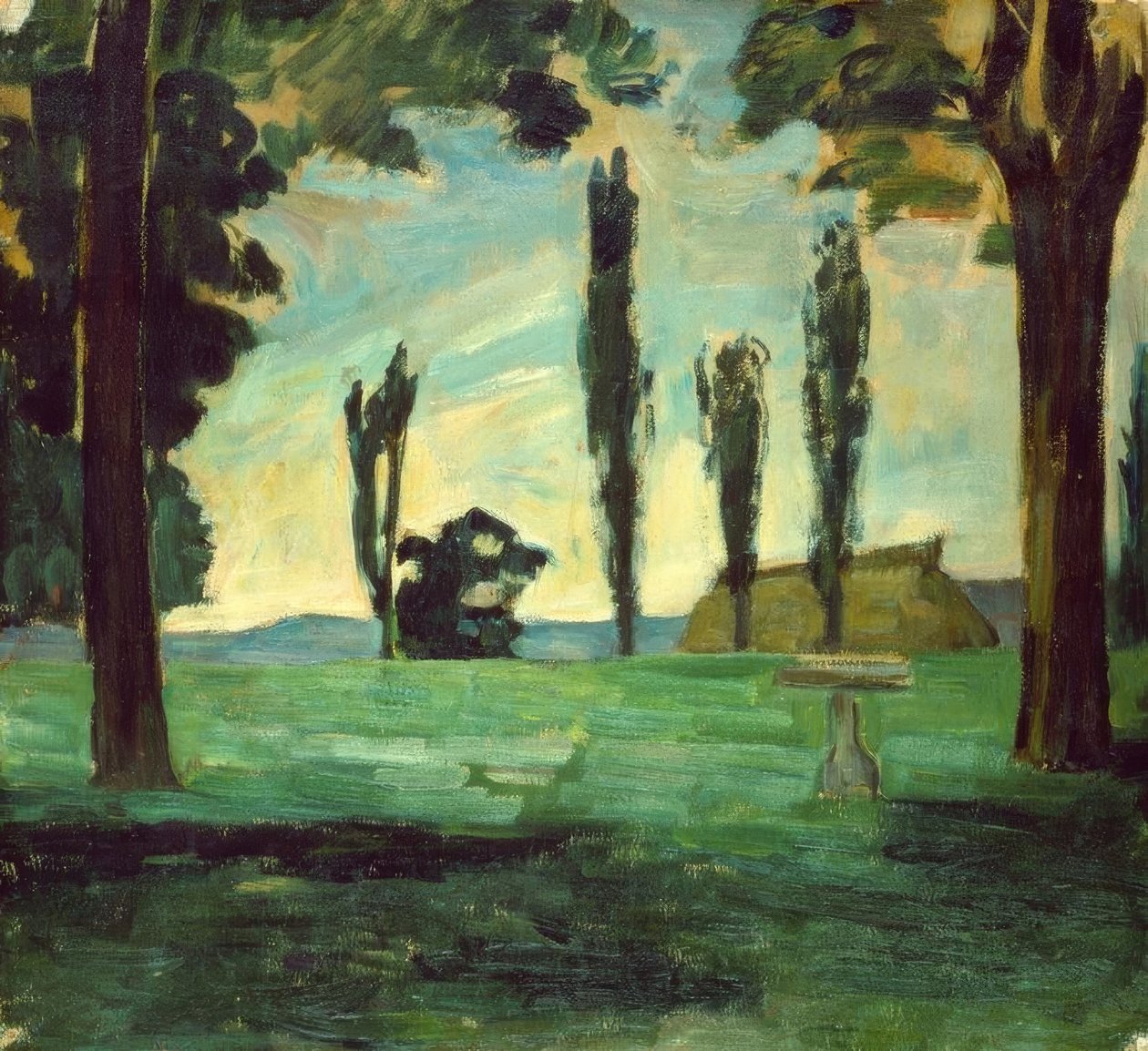 Wieś autorstwa Paul Cézanne