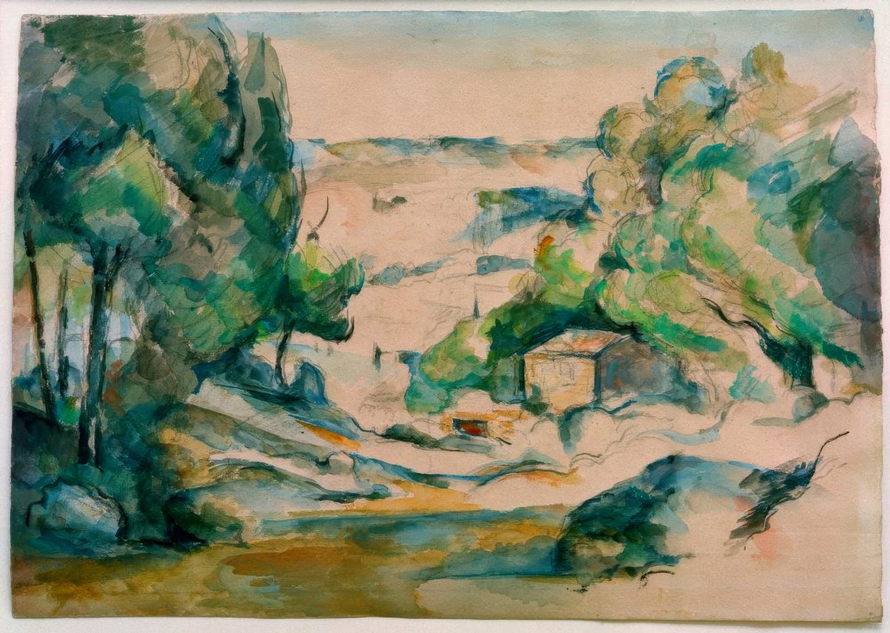 Krajobraz w Prowansji autorstwa Paul Cézanne