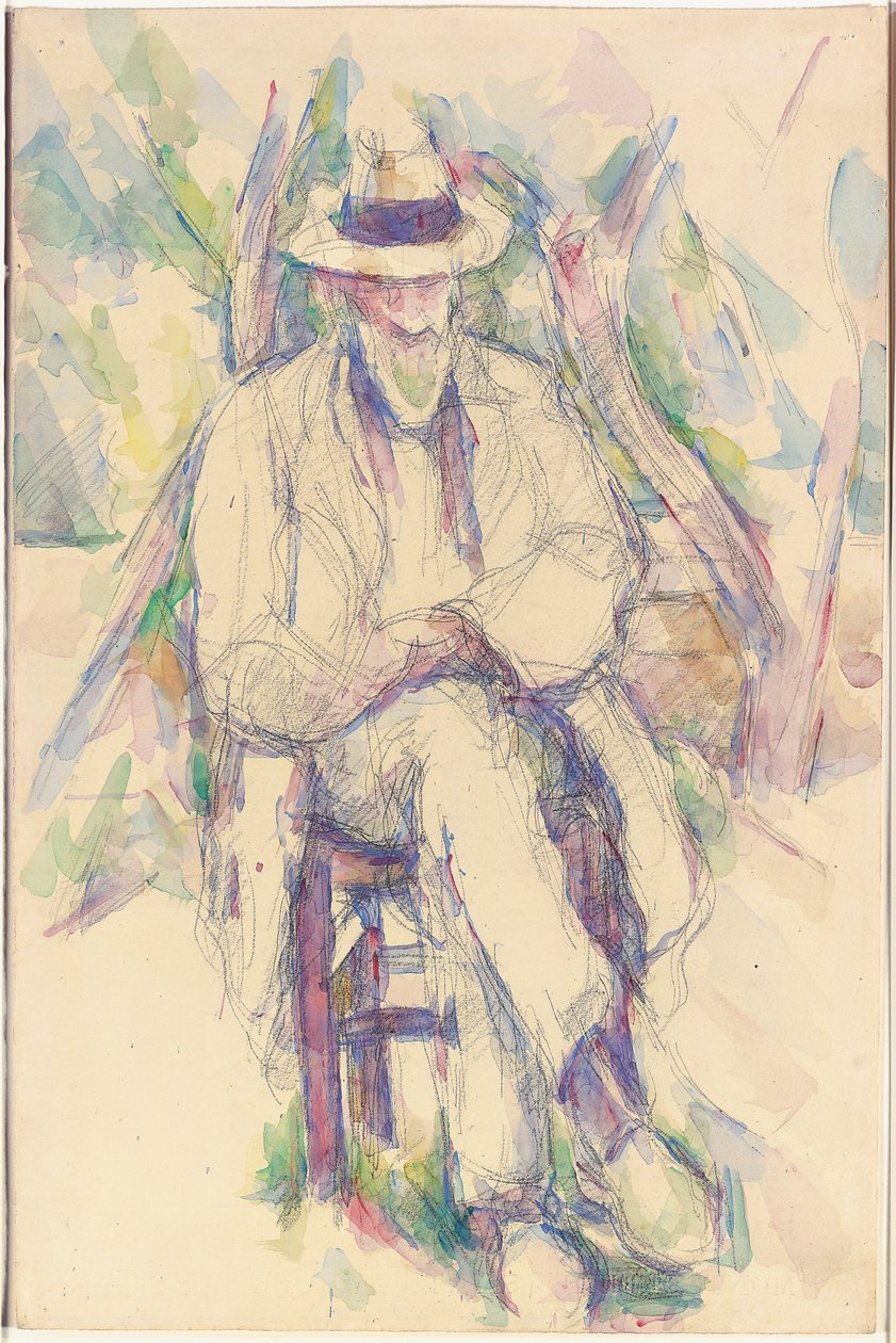 Portret Valliera, 1904-06 autorstwa Paul Cézanne