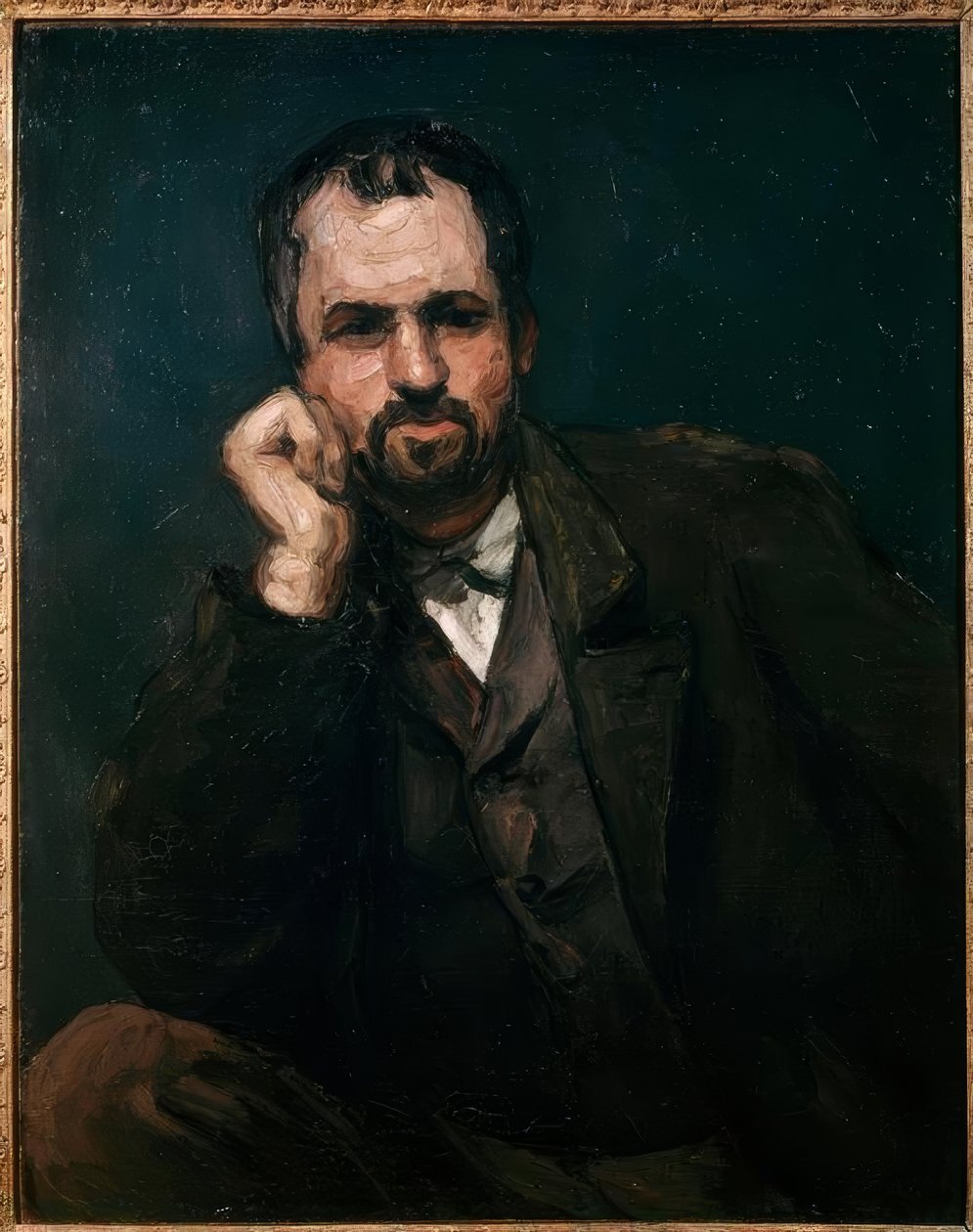 Portret mężczyzny autorstwa Paul Cézanne