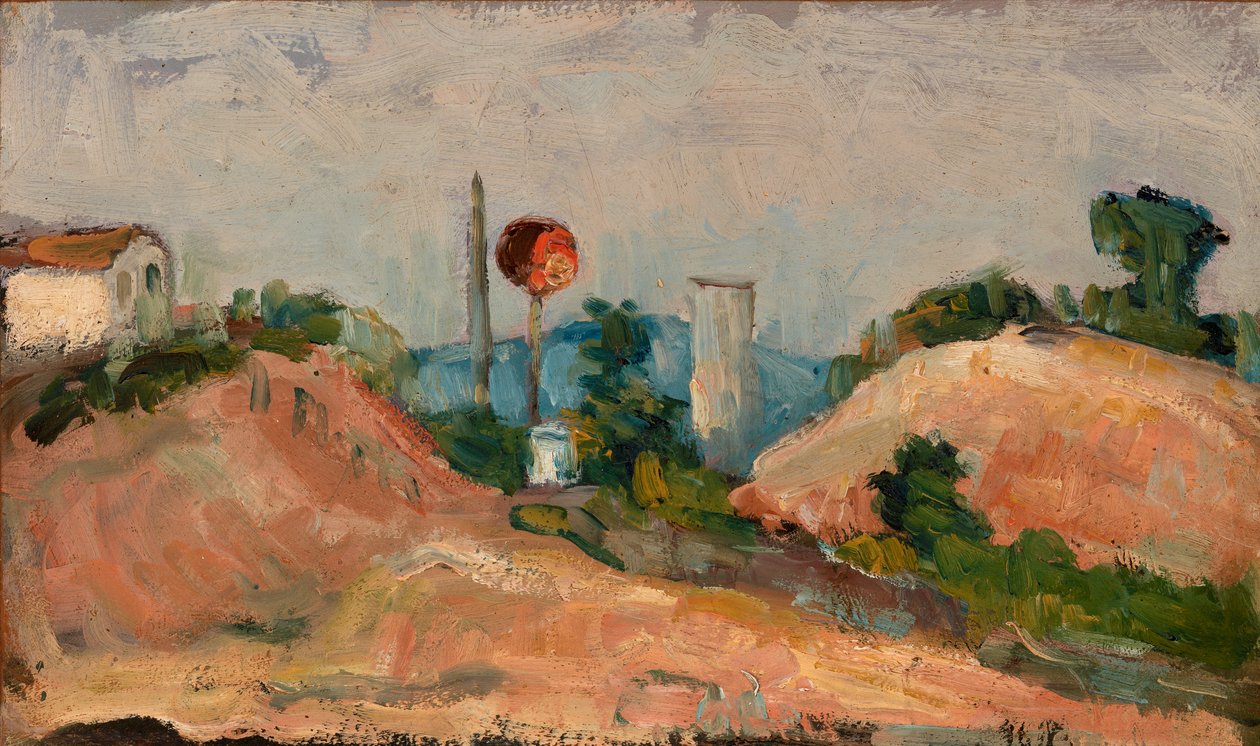 Cięcie kolejowe autorstwa Paul Cézanne