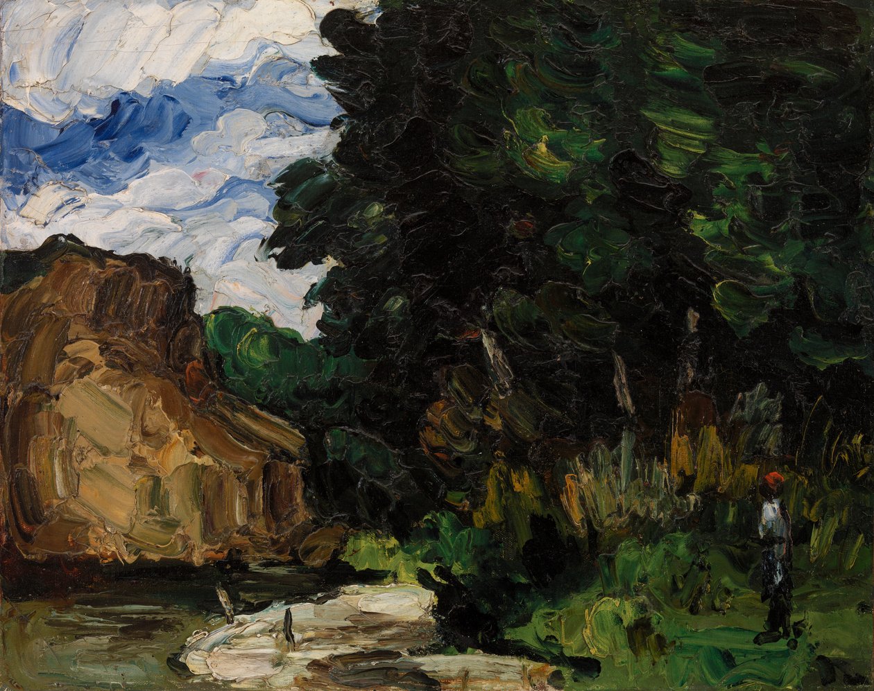zakole rzeki autorstwa Paul Cézanne