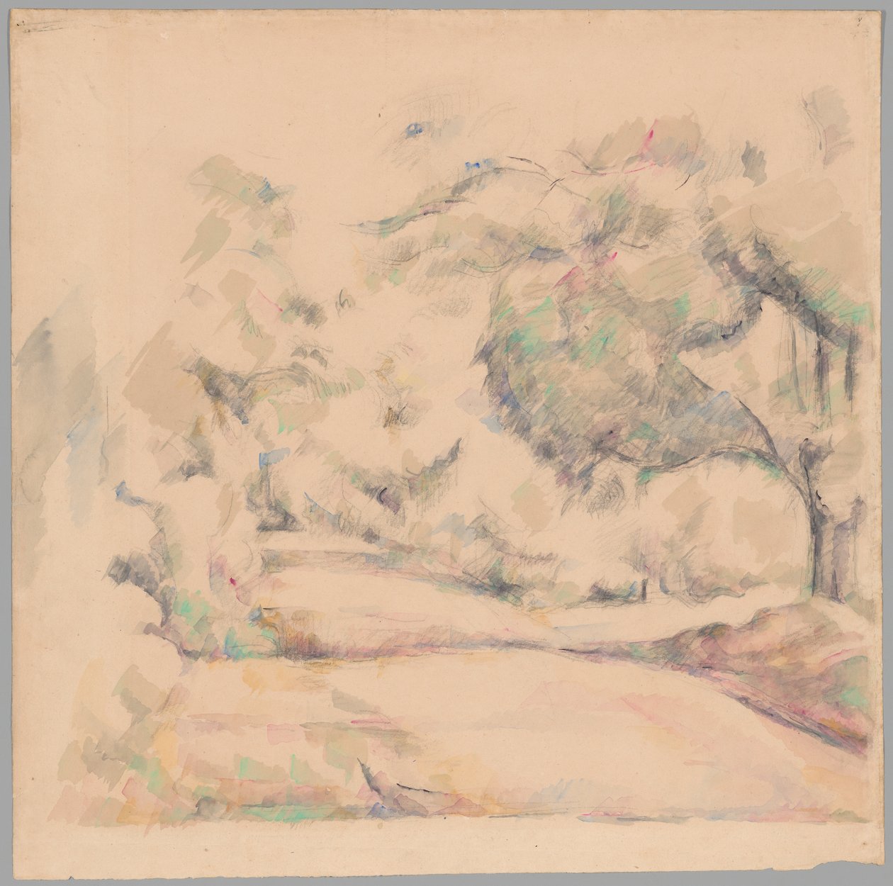 Droga w Prowansji autorstwa Paul Cézanne