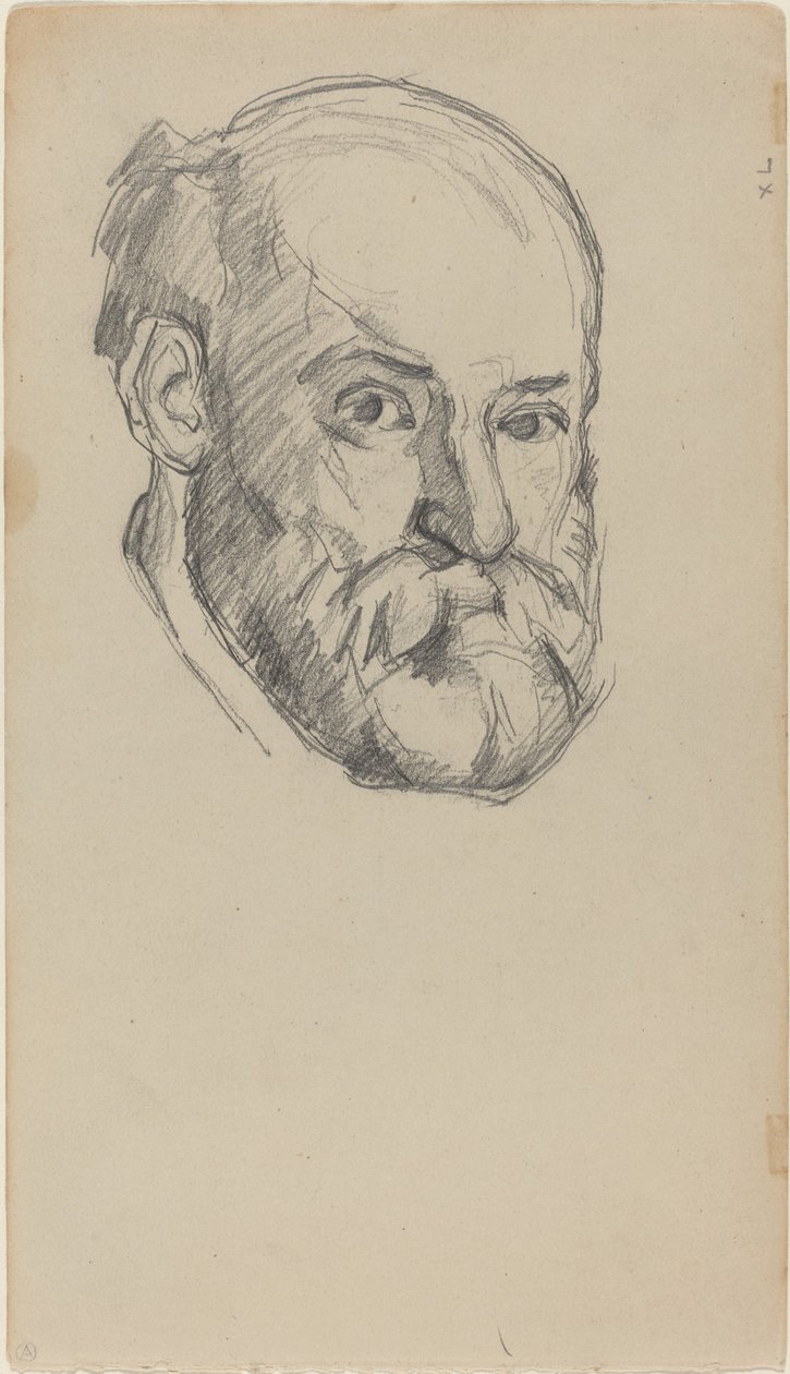 Autoportret [recto], ok. 1930 18801882. autorstwa Paul Cézanne