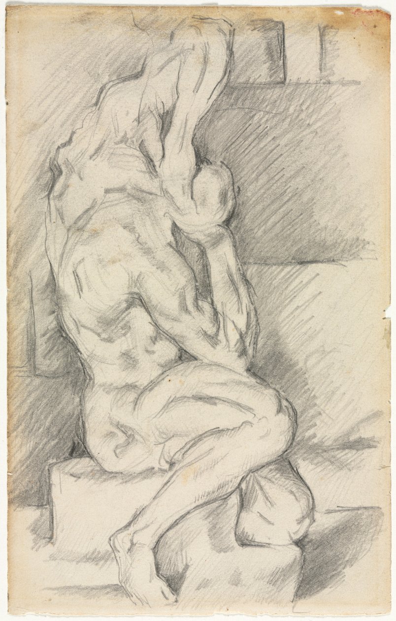 Szkic rzeźby anatomicznej, 188184. autorstwa Paul Cézanne