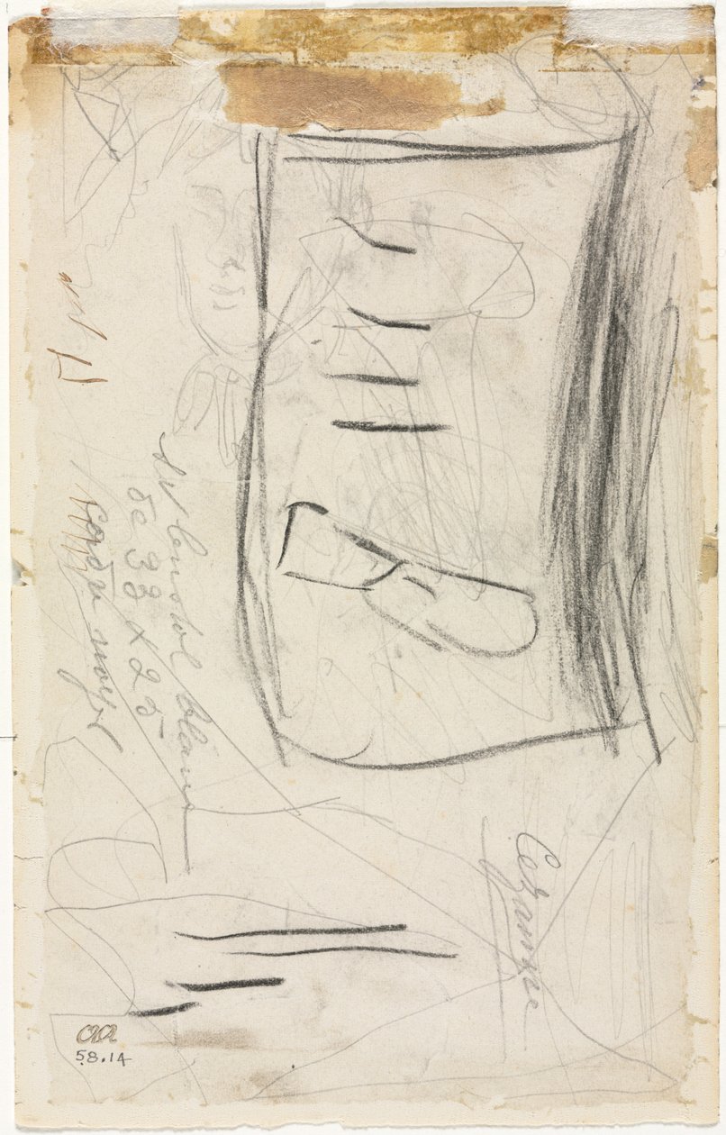 Szkic Madame Cézanne, 188184. autorstwa Paul Cézanne