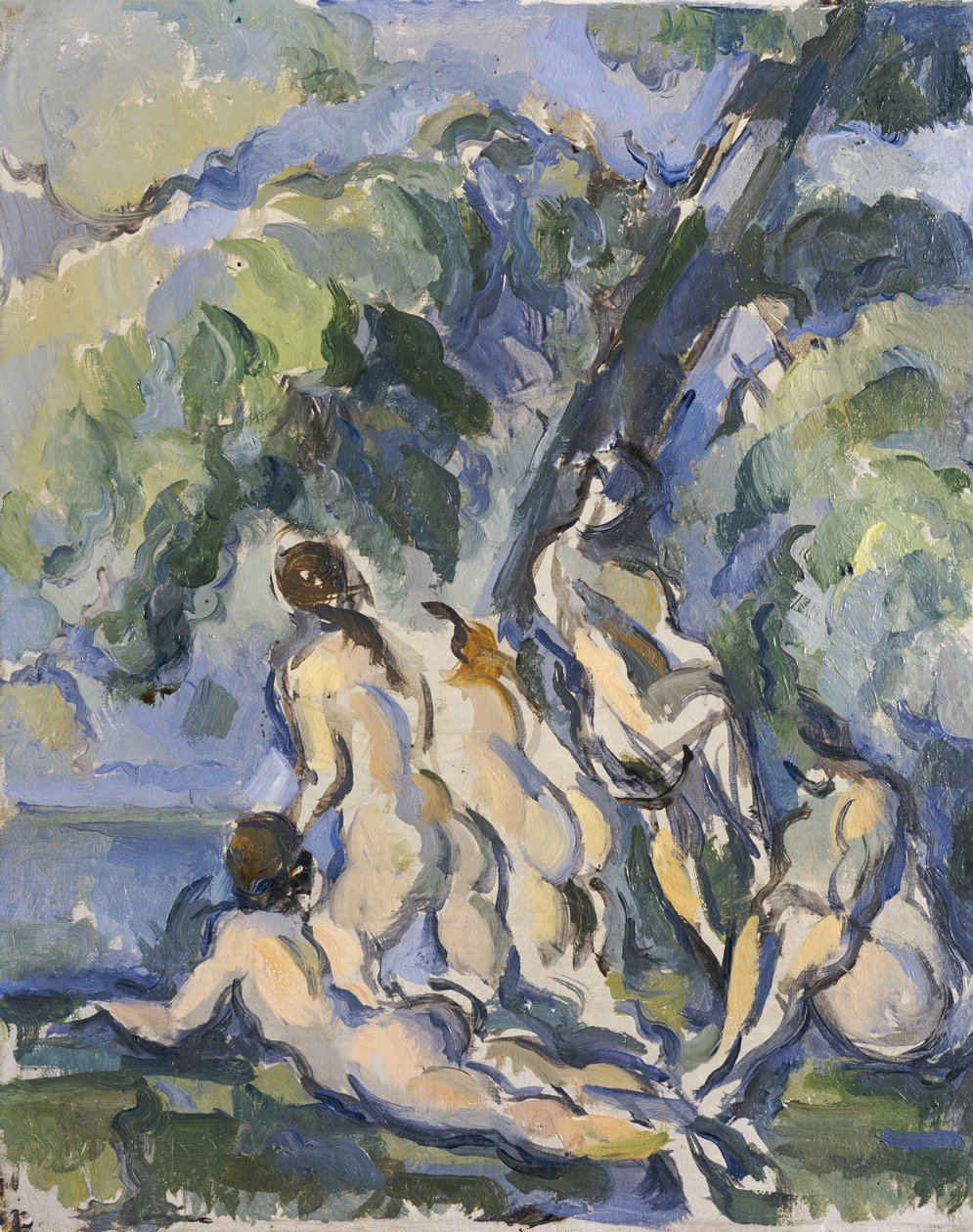 Gabinet dla dużych kąpiących się, ok. 1902-06 autorstwa Paul Cézanne