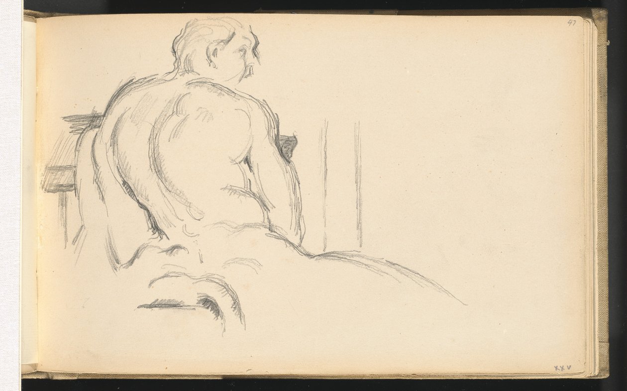 Studium „Odpoczywającego Herkulesa” Pugeta autorstwa Paul Cézanne