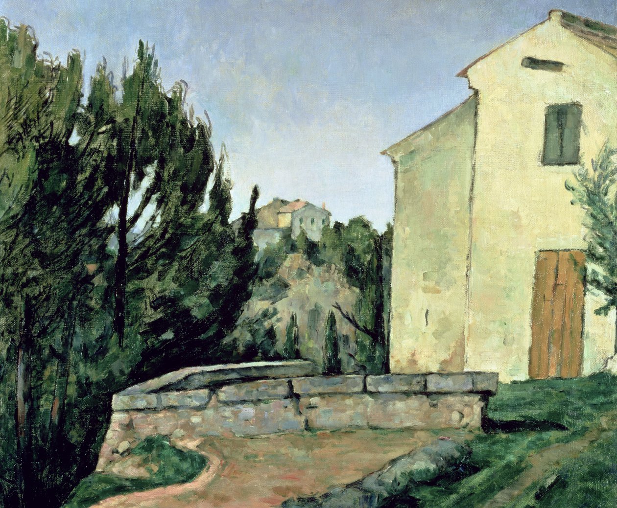 Opuszczony dom w Tholonet autorstwa Paul Cézanne