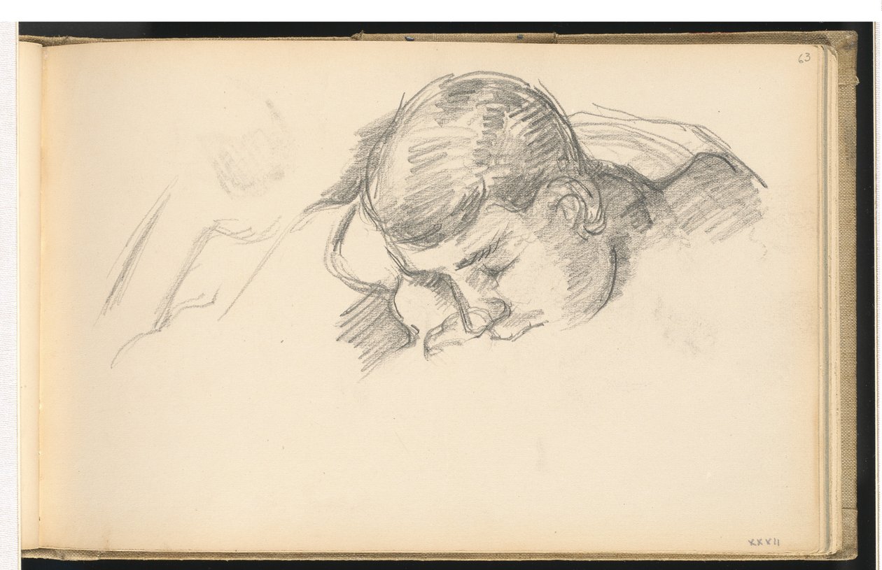 Czytanie syna artysty, c. 1887. autorstwa Paul Cézanne