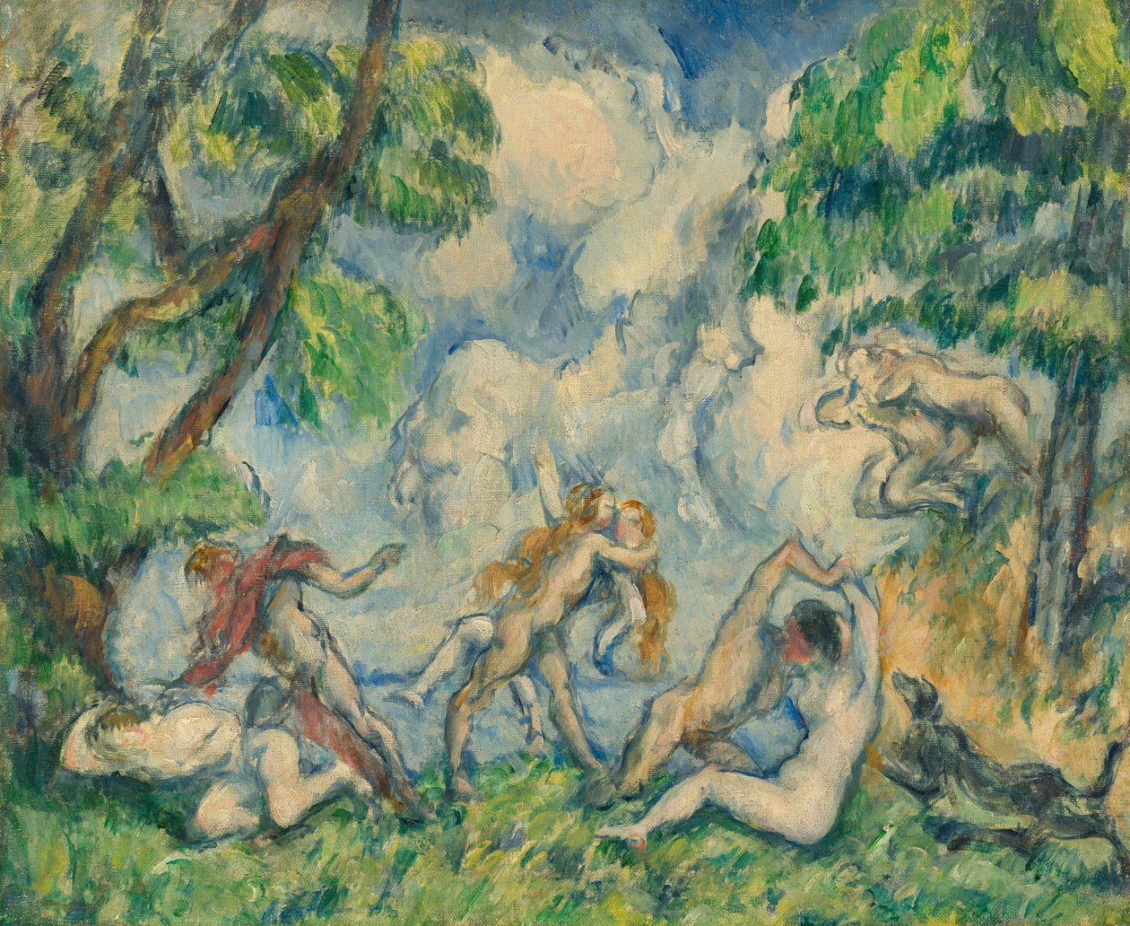 Bitwa o miłość autorstwa Paul Cézanne