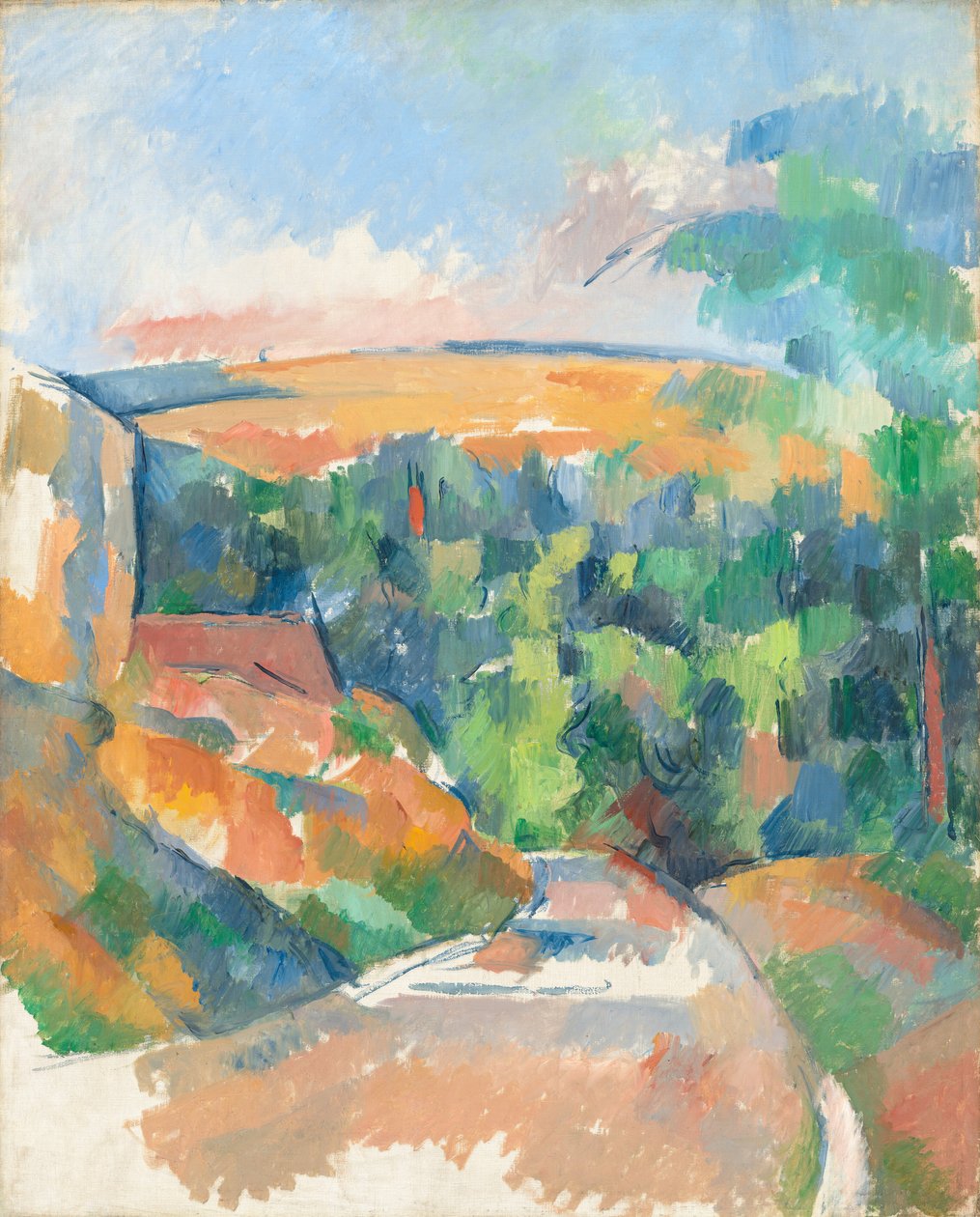 Zakręt drogi, 19001906. autorstwa Paul Cézanne