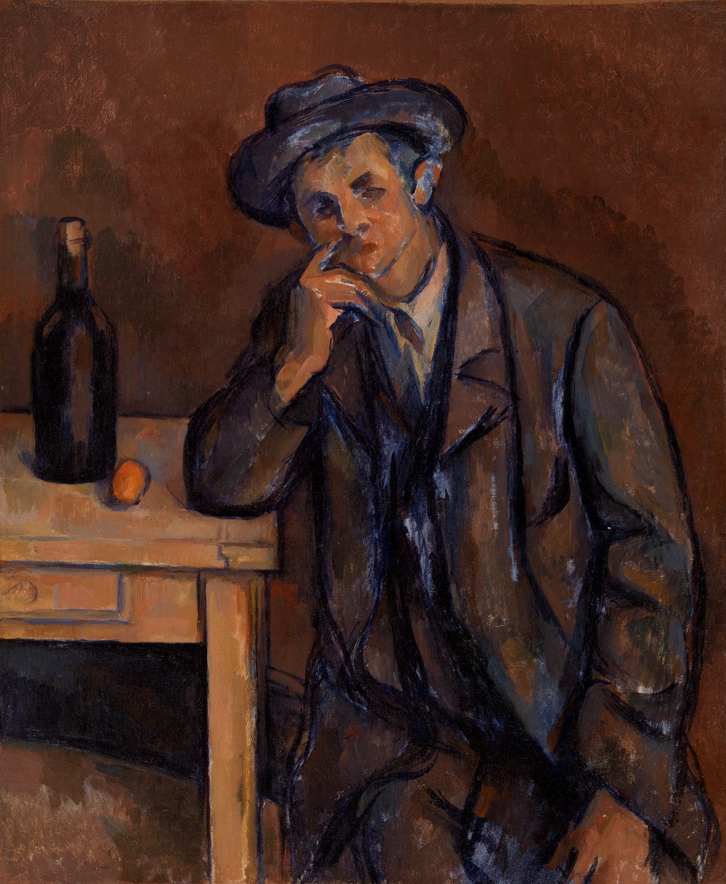 Pijący autorstwa Paul Cézanne