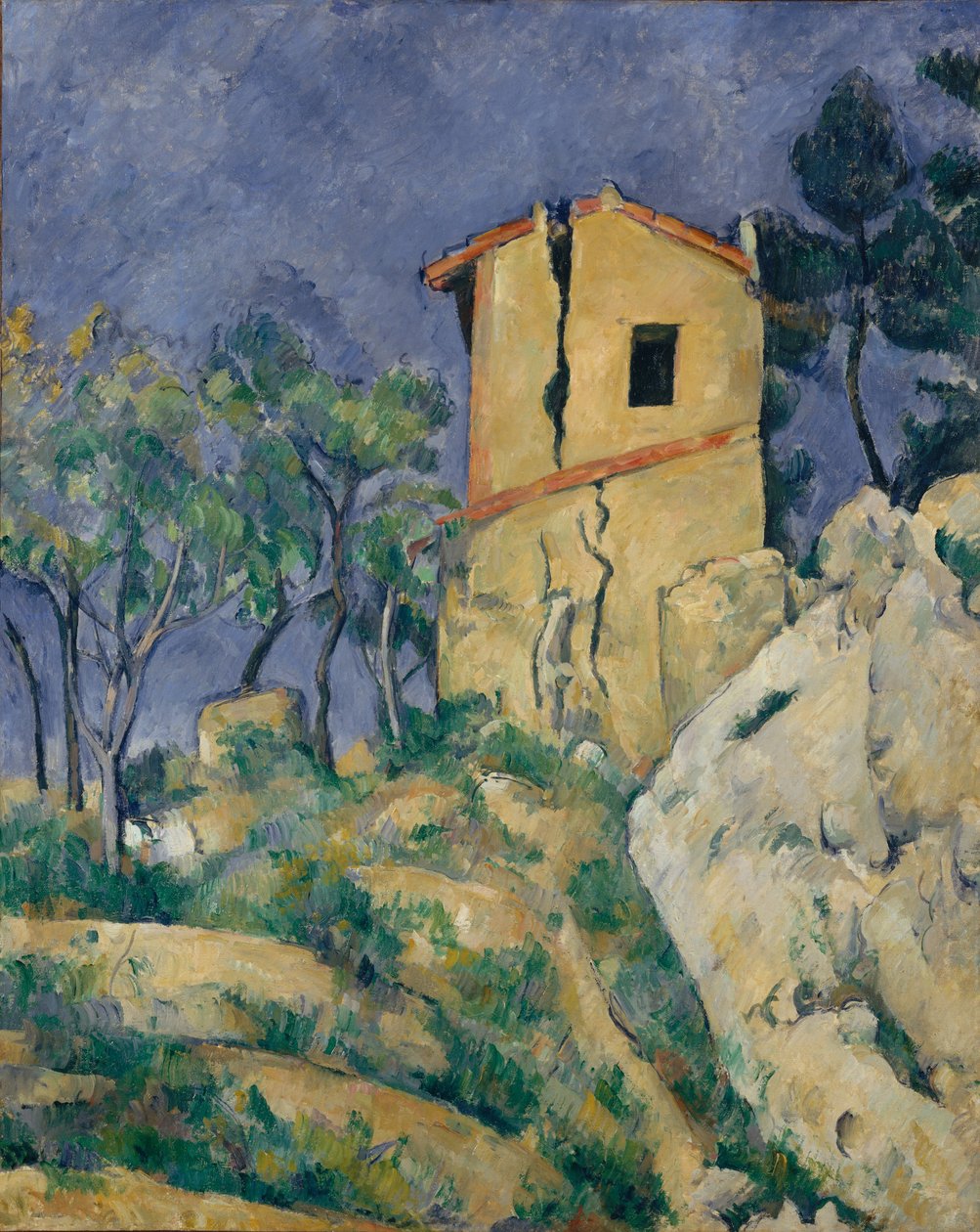 Dom z popękanymi ścianami, 1892-94. autorstwa Paul Cézanne