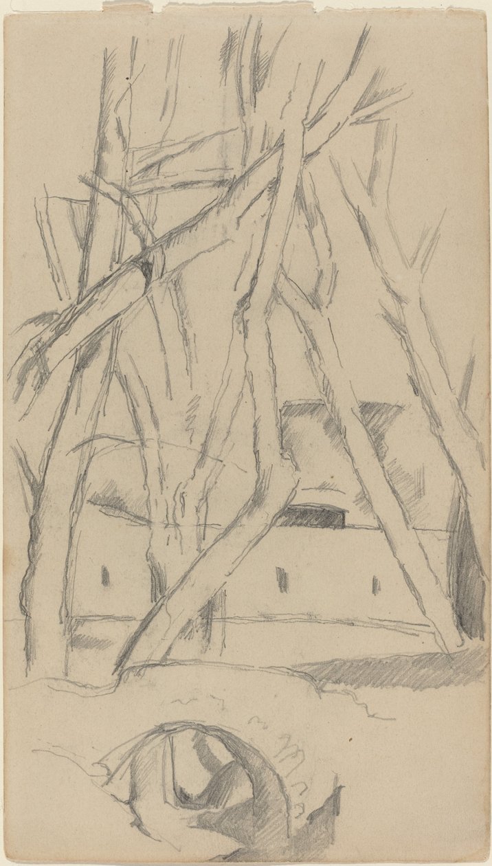 Mały Most [recto], ok. 1930 r. 1880. autorstwa Paul Cézanne