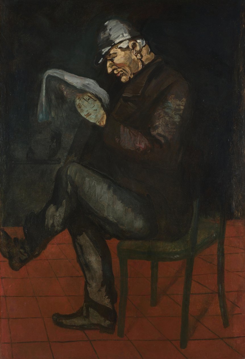 Ojciec malarzy, Louis-Auguste Cézanne, ok. 1865 autorstwa Paul Cézanne