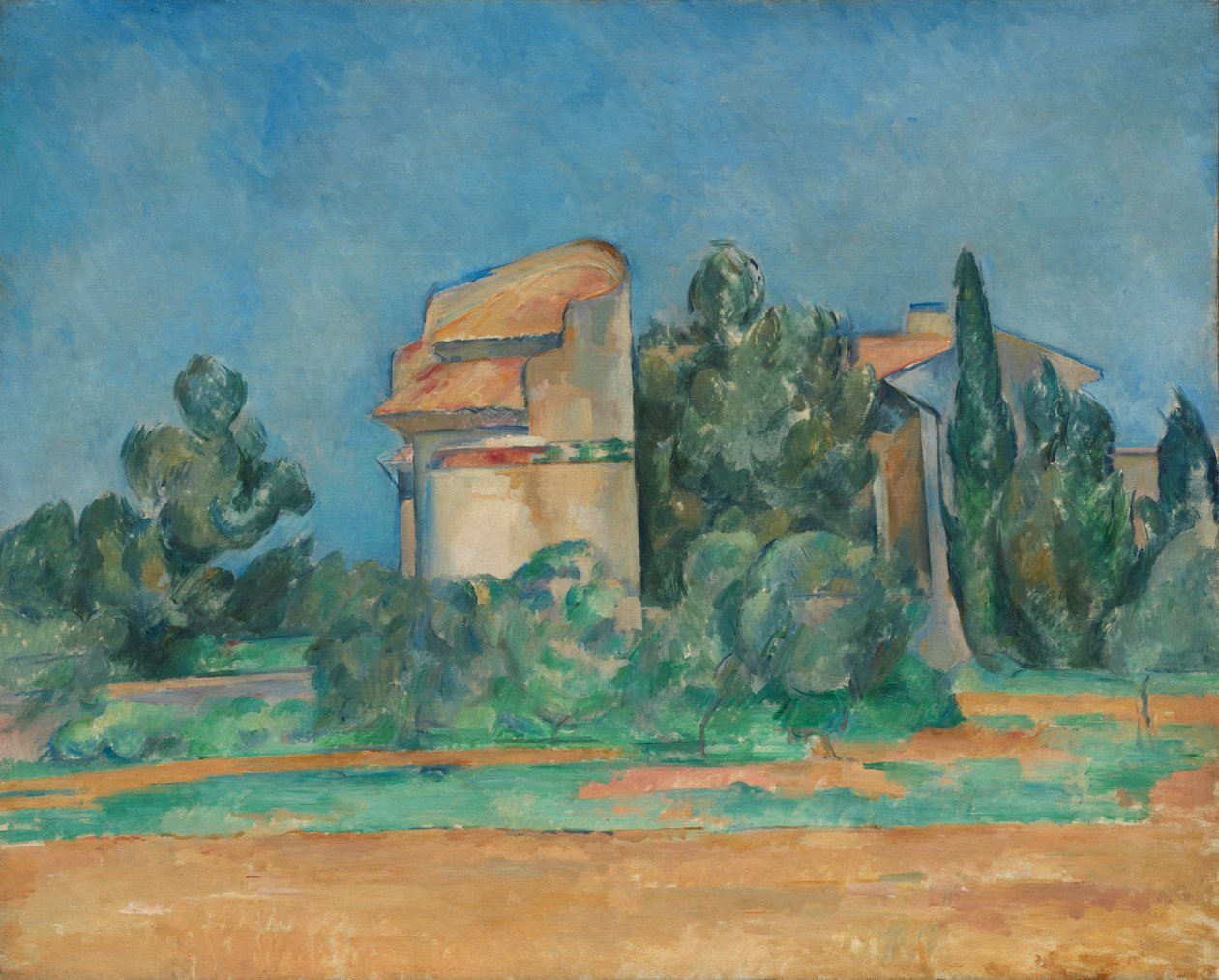 Wieża Gołębi w Bellevue, 1890. autorstwa Paul Cézanne
