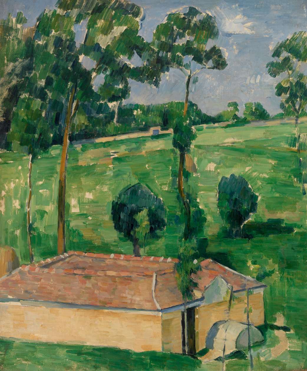 Dom Wiosny (Fajka Wodna) autorstwa Paul Cézanne