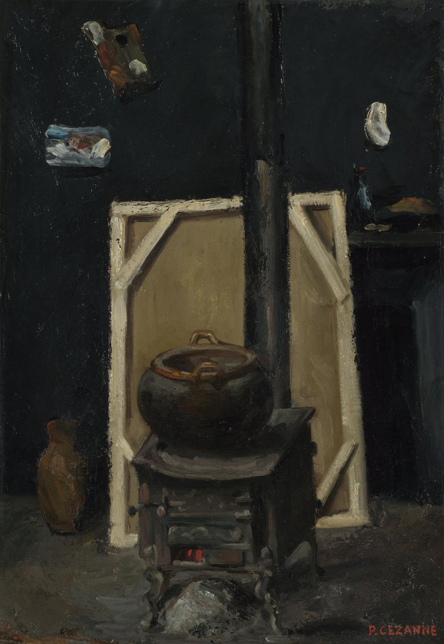Piec w Pracowni, ok. 1865 autorstwa Paul Cézanne