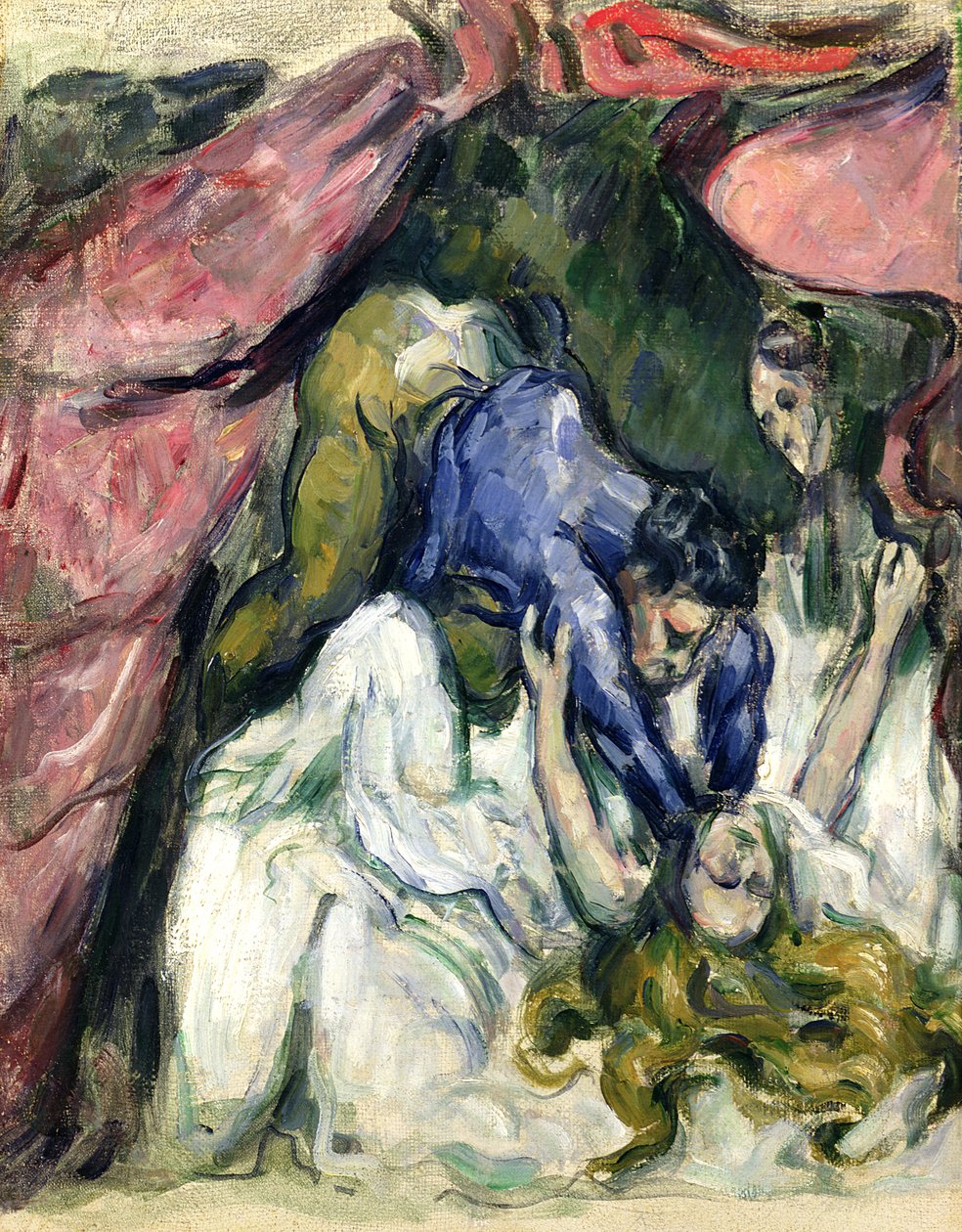 A Mulher Estrangulada, c.1870-72 (óleo sobre tela)polonês autorstwa Paul Cézanne