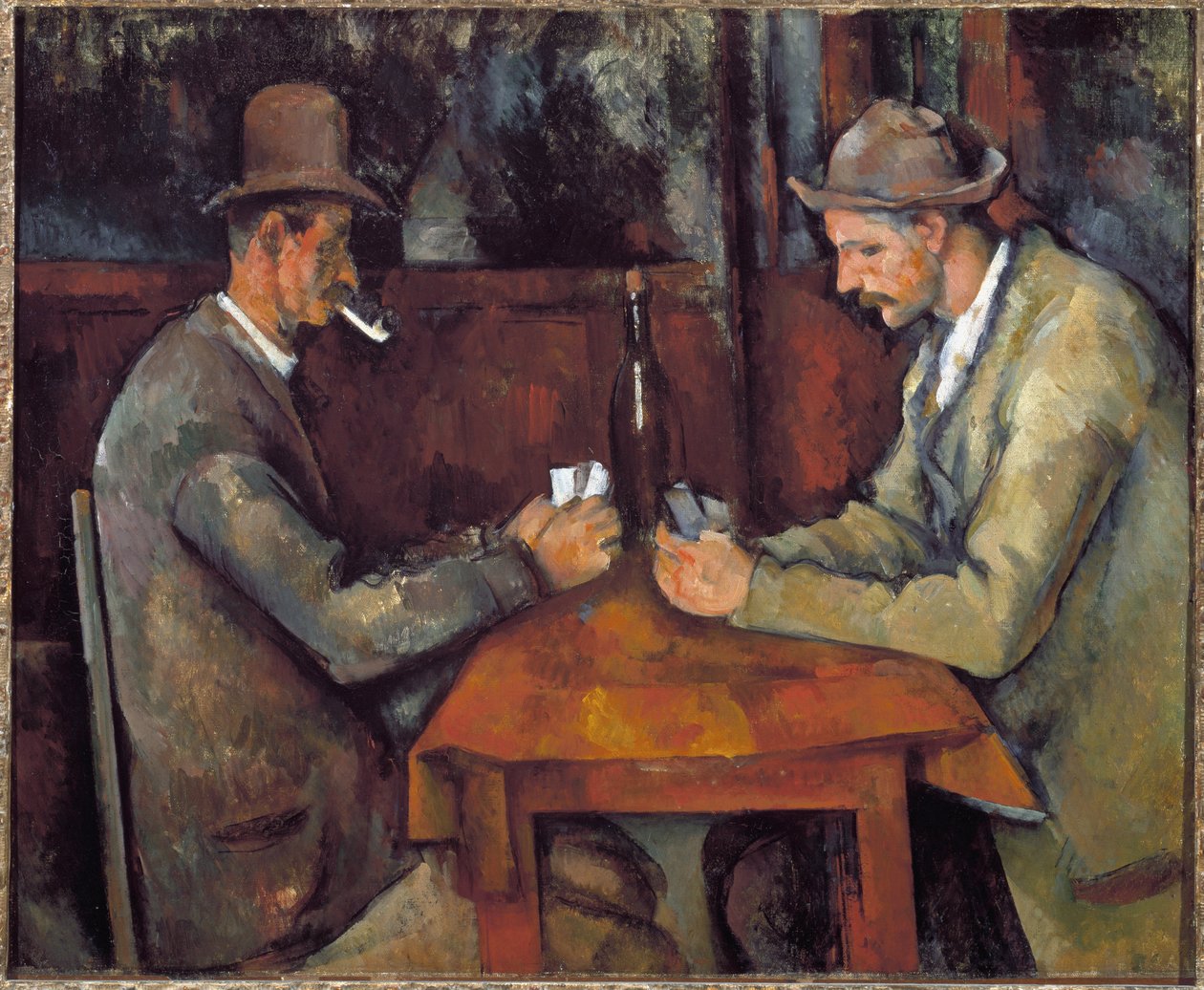 Gracze karciani autorstwa Paul Cézanne