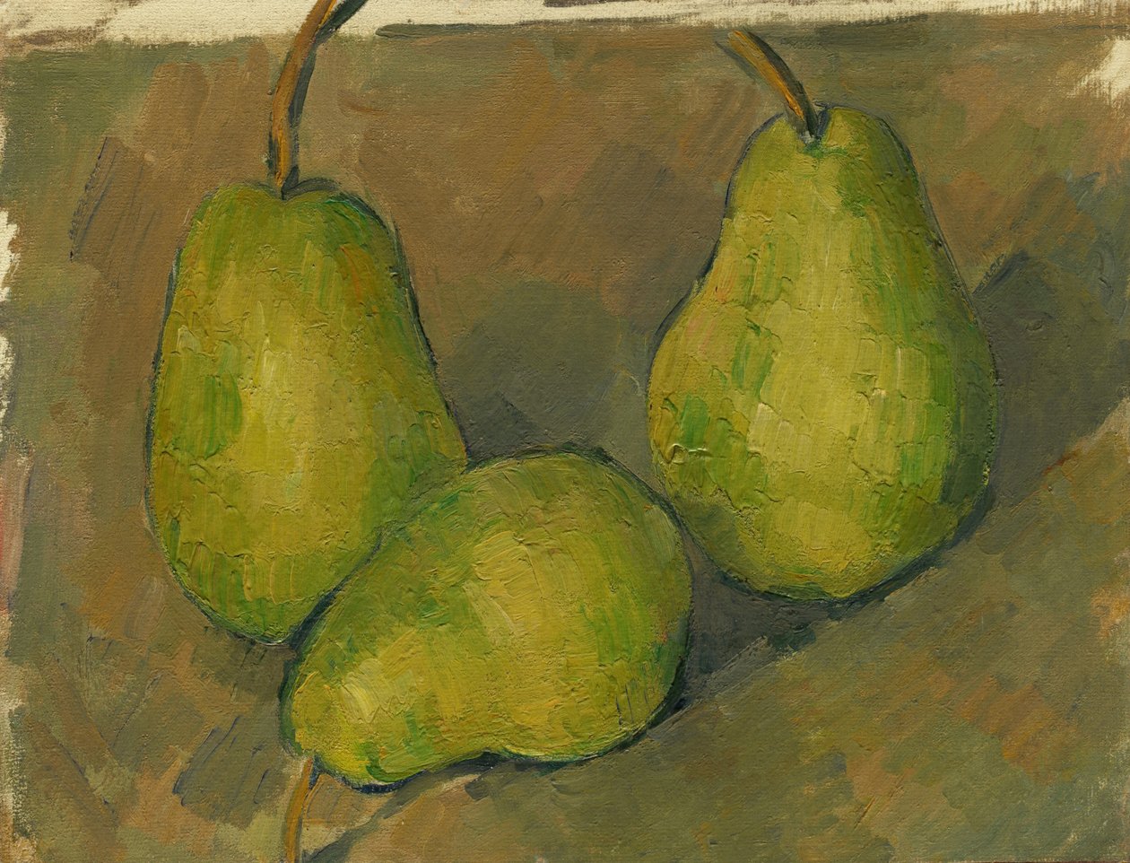 Trzy gruszki autorstwa Paul Cézanne