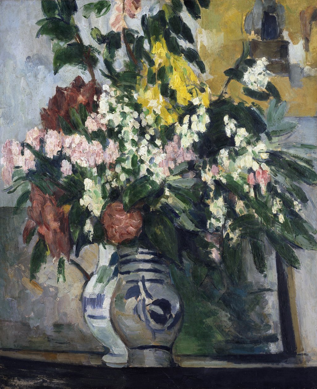 Dwie wazony z kwiatami, ok. 1877 r. autorstwa Paul Cézanne