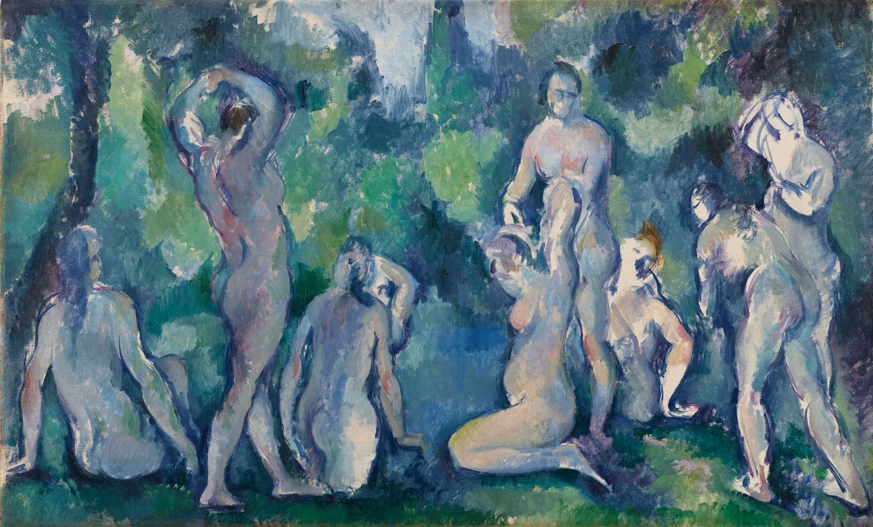 Kąpiące się kobiety, ok. godz. 1895. autorstwa Paul Cézanne
